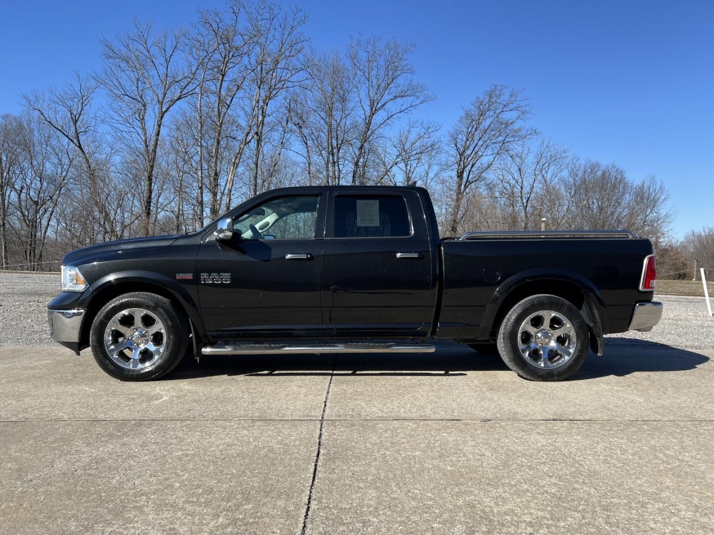 2017 BLACK /Black Leather RAM 1500 Laramie (1C6RR6VTXHS) with an 5.7L V8 HEMI engine, Automatic transmission, located at 2990 Old Orchard Rd., Jackson, MO, 63755, 37.354214, -89.612106 - 2017 Ram 1500 Laramie 93xxx miles Rear Wheel Drive 5.7L V8 HEMI Automatic Leather 20" Wheels Navigation Backup Camera Power/Heated/Cooled Seats Heated Steering Wheel Bluetooth Remote Start Cruise Power Windows/Locks/Mirrors We have financing available and we accept trades! Fill out a - Photo#8