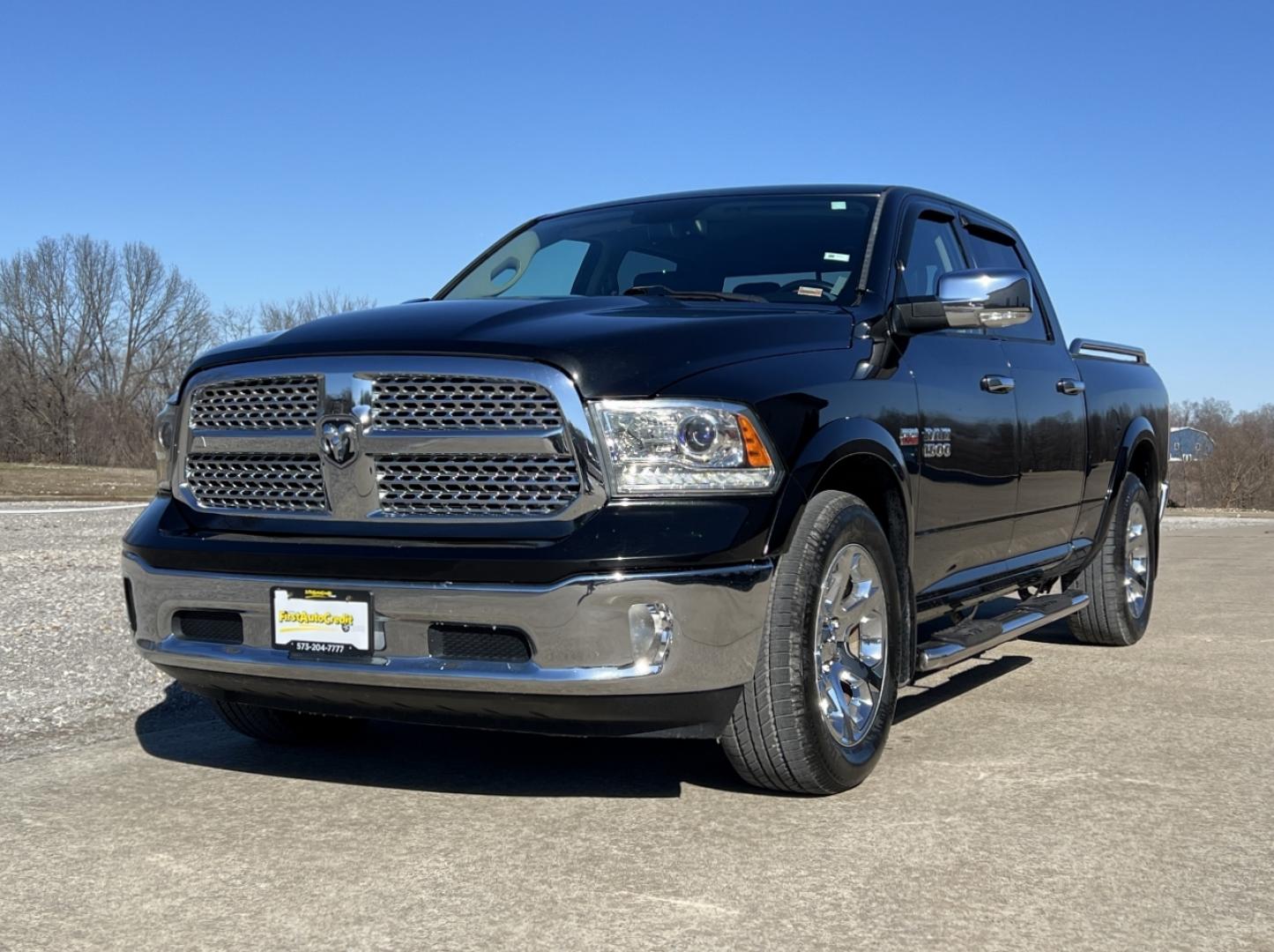 2017 BLACK /Black Leather RAM 1500 Laramie (1C6RR6VTXHS) with an 5.7L V8 HEMI engine, Automatic transmission, located at 2990 Old Orchard Rd., Jackson, MO, 63755, 37.354214, -89.612106 - 2017 Ram 1500 Laramie 93xxx miles Rear Wheel Drive 5.7L V8 HEMI Automatic Leather 20" Wheels Navigation Backup Camera Power/Heated/Cooled Seats Heated Steering Wheel Bluetooth Remote Start Cruise Power Windows/Locks/Mirrors We have financing available and we accept trades! Fill out a - Photo#7