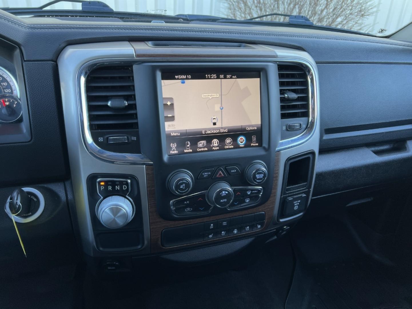 2017 BLACK /Black Leather RAM 1500 Laramie (1C6RR6VTXHS) with an 5.7L V8 HEMI engine, Automatic transmission, located at 2990 Old Orchard Rd., Jackson, MO, 63755, 37.354214, -89.612106 - 2017 Ram 1500 Laramie 93xxx miles Rear Wheel Drive 5.7L V8 HEMI Automatic Leather 20" Wheels Navigation Backup Camera Power/Heated/Cooled Seats Heated Steering Wheel Bluetooth Remote Start Cruise Power Windows/Locks/Mirrors We have financing available and we accept trades! Fill out a - Photo#25