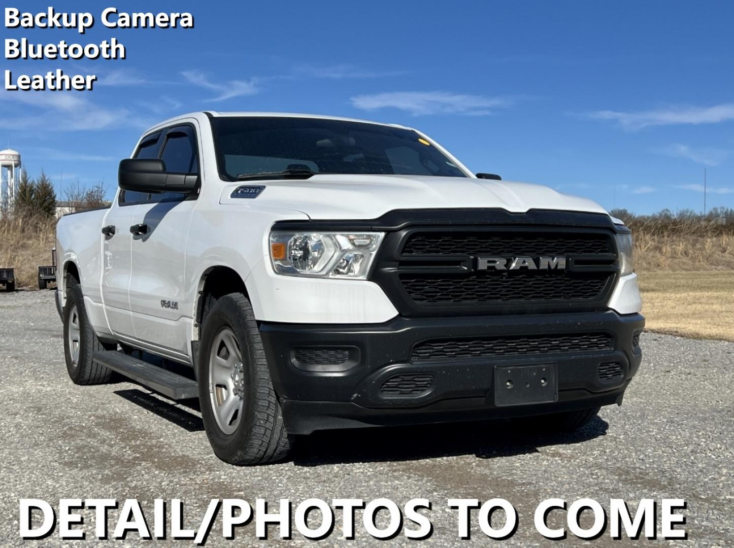 2021 WHITE /Gray Leather RAM 1500 TRADESMAN (1C6SRECG5MN) with an 3.6L V6 engine, Automatic transmission, located at 2990 Old Orchard Rd., Jackson, MO, 63755, 37.354214, -89.612106 - We have financing available and we accept trades! Fill out a credit application on our website or come by today! If you have any questions, give us a call at (573) 204-7777 or visit our website at firstautocredit.com. - Photo#0