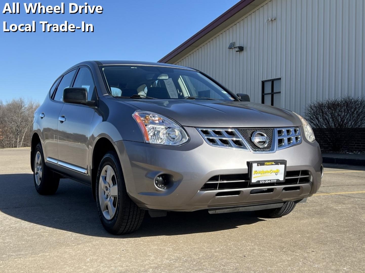 2013 GRAY /Black Cloth NISSAN ROGUE S (JN8AS5MV9DW) with an 2.5L engine, Continuously Variable transmission, located at 2990 Old Orchard Rd., Jackson, MO, 63755, 37.354214, -89.612106 - Photo#0