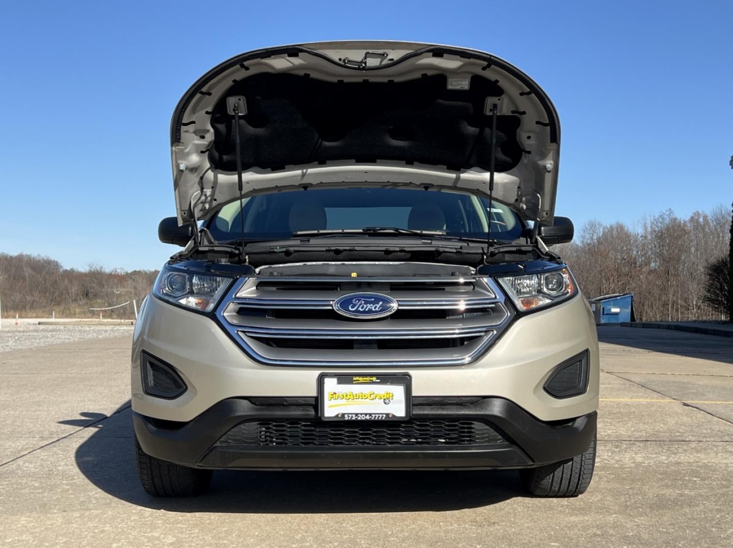 2017 TAN /Tan Cloth FORD EDGE SE (2FMPK3G92HB) with an 2.0L engine, Automatic transmission, located at 2990 Old Orchard Rd., Jackson, MO, 63755, 37.354214, -89.612106 - Photo#30