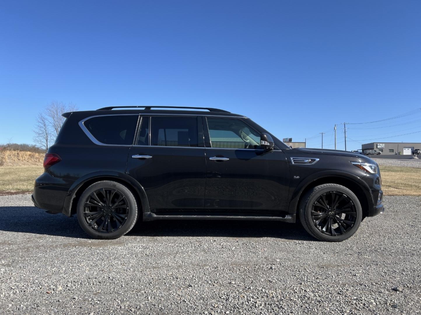 2019 BLACK /Black Leather INFINITI QX80 LUXE (JN8AZ2NE9K9) with an 5.6L V8 engine, Automatic transmission, located at 2990 Old Orchard Rd., Jackson, MO, 63755, 37.354214, -89.612106 - We have financing available and we accept trades! Fill out a credit application on our website or come by today! If you have any questions, give us a call at (573) 204-7777 or visit our website at firstautocredit.com. - Photo#12