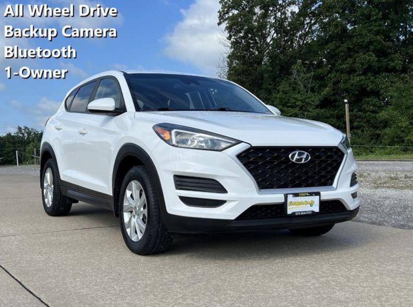 2020 WHITE /Gray HYUNDAI TUCSON SE (KM8J2CA46LU) with an 2.0L engine, Automatic transmission, located at 2990 Old Orchard Rd., Jackson, MO, 63755, 37.354214, -89.612106 - Photo#0