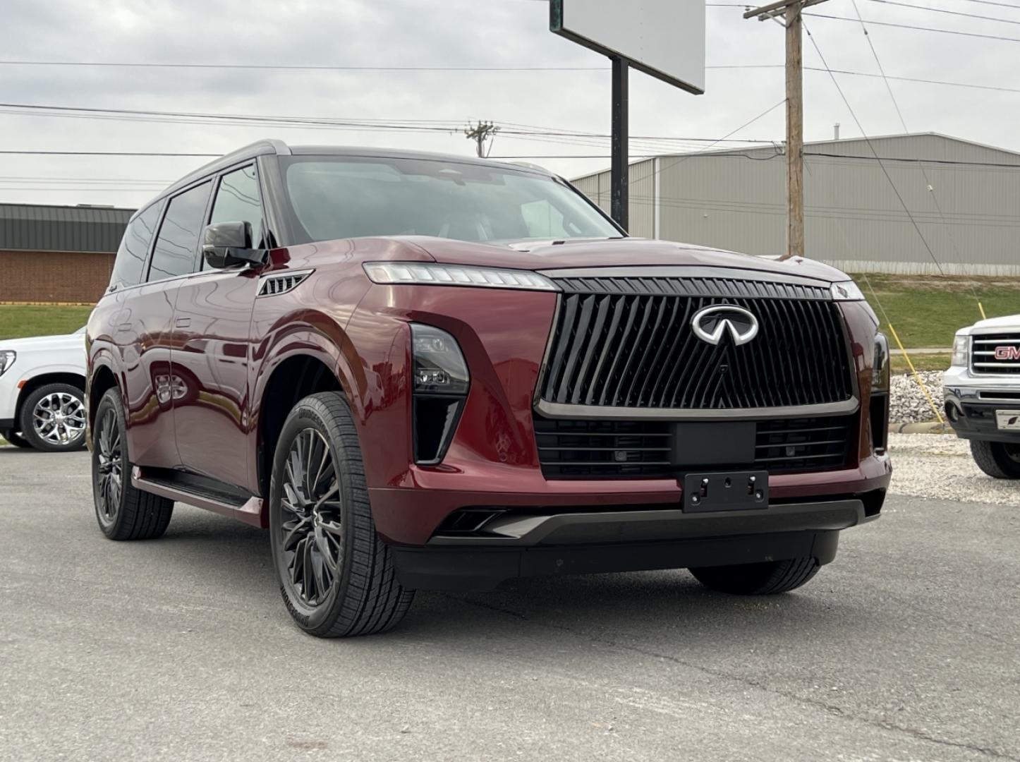 2025 MAROON INFINITI QX80 AUTOGRAPH (JN8AZ3CC5S9) , Automatic transmission, located at 2990 Old Orchard Rd., Jackson, MO, 63755, 37.354214, -89.612106 - Photo#0