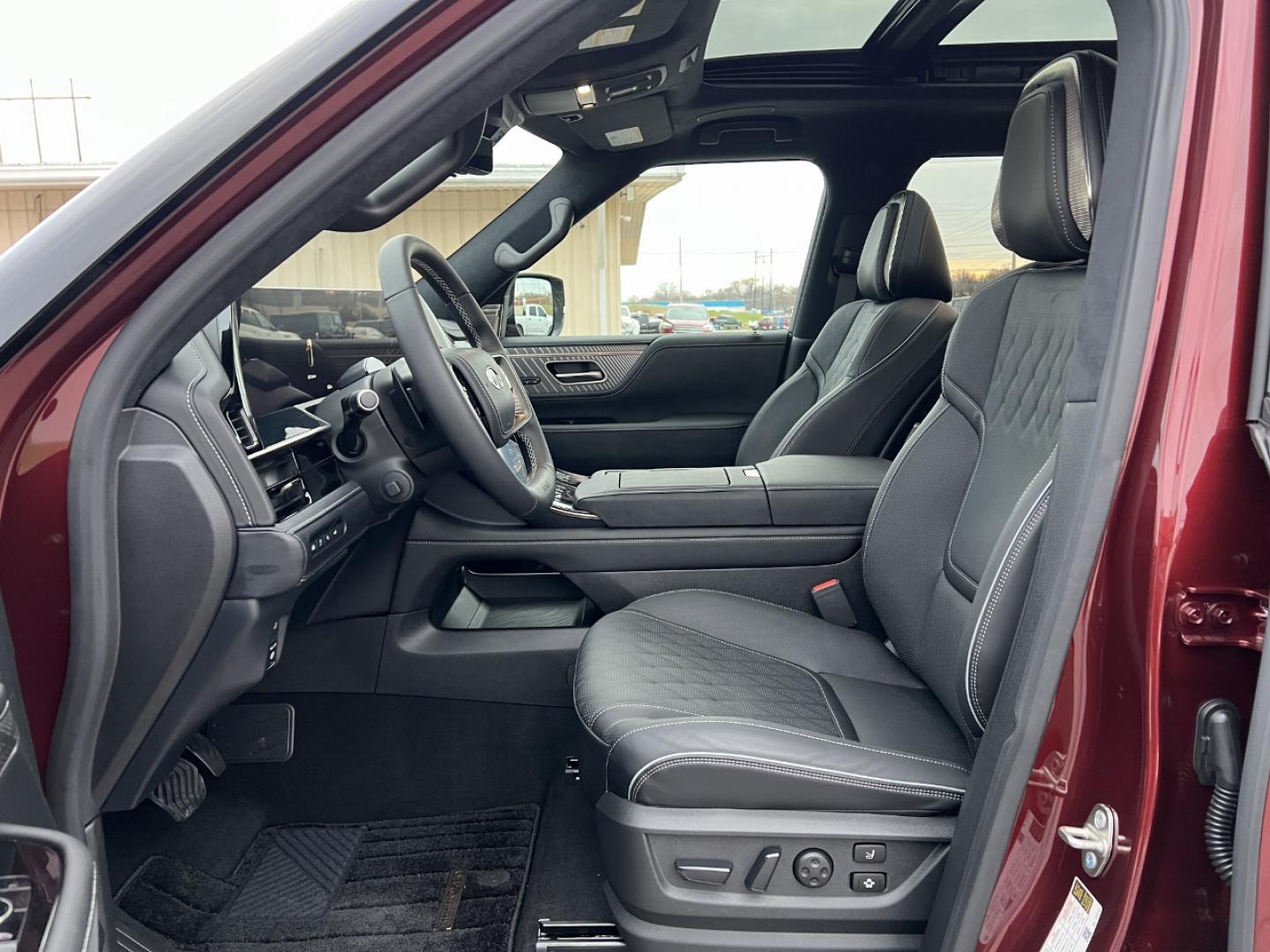 2025 MAROON INFINITI QX80 AUTOGRAPH (JN8AZ3CC5S9) , Automatic transmission, located at 2990 Old Orchard Rd., Jackson, MO, 63755, 37.354214, -89.612106 - Photo#13