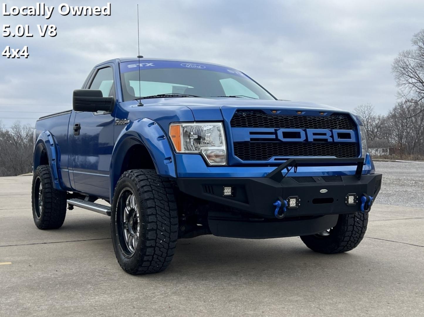 2013 BLUE /Gray Cloth FORD F150 STX (1FTMF1EF7DK) with an 5.0L engine, Automatic transmission, located at 2990 Old Orchard Rd., Jackson, MO, 63755, 37.354214, -89.612106 - Photo#0