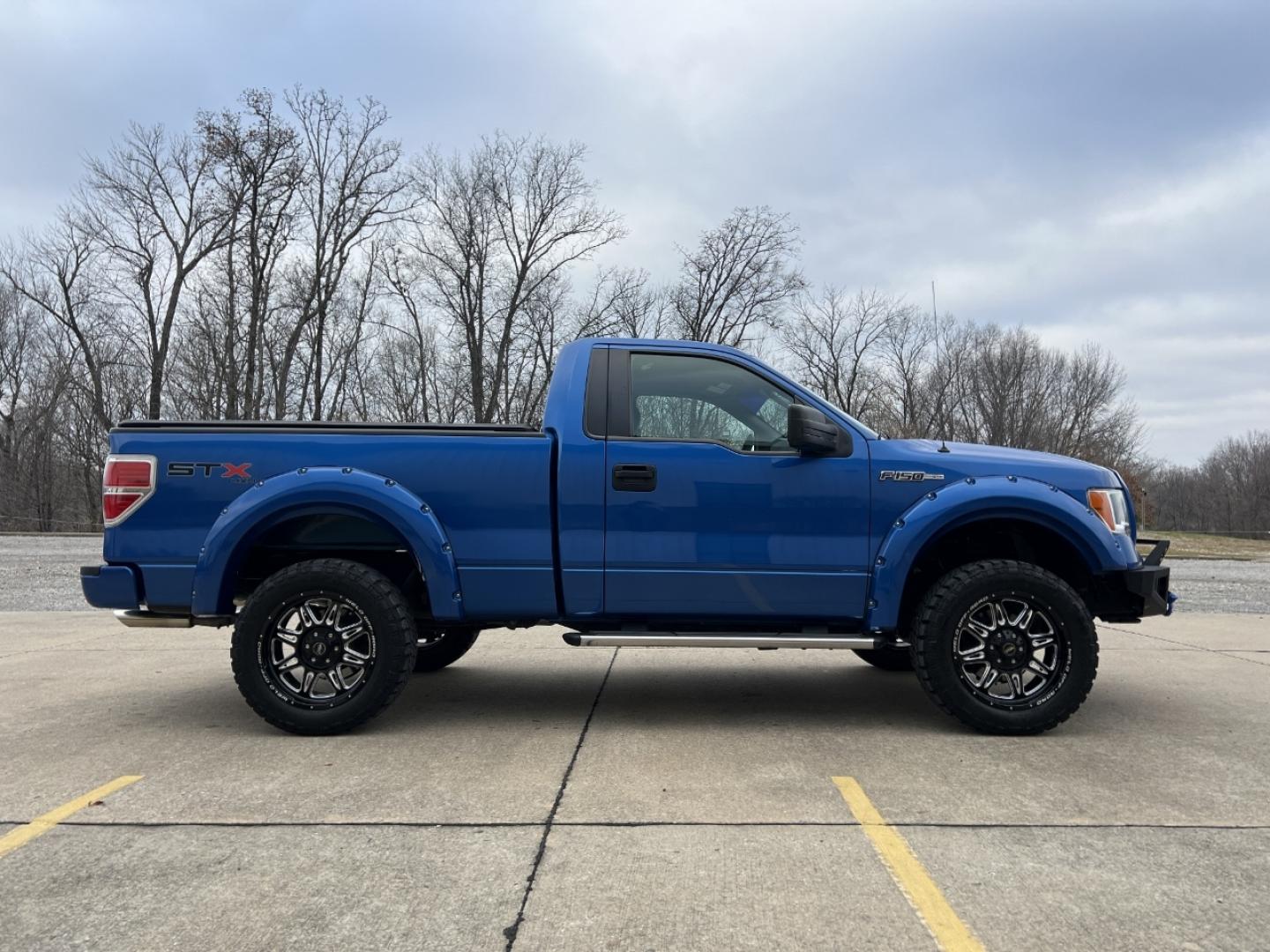 2013 BLUE /Gray Cloth FORD F150 STX (1FTMF1EF7DK) with an 5.0L engine, Automatic transmission, located at 2990 Old Orchard Rd., Jackson, MO, 63755, 37.354214, -89.612106 - Photo#5