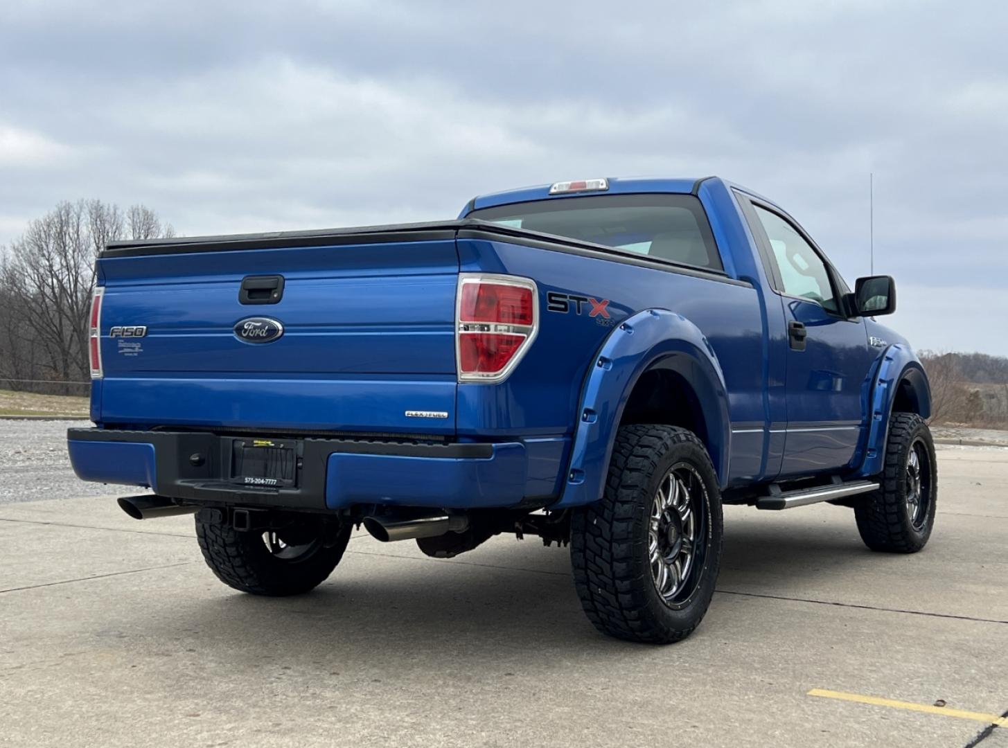 2013 BLUE /Gray Cloth FORD F150 STX (1FTMF1EF7DK) with an 5.0L engine, Automatic transmission, located at 2990 Old Orchard Rd., Jackson, MO, 63755, 37.354214, -89.612106 - Photo#6