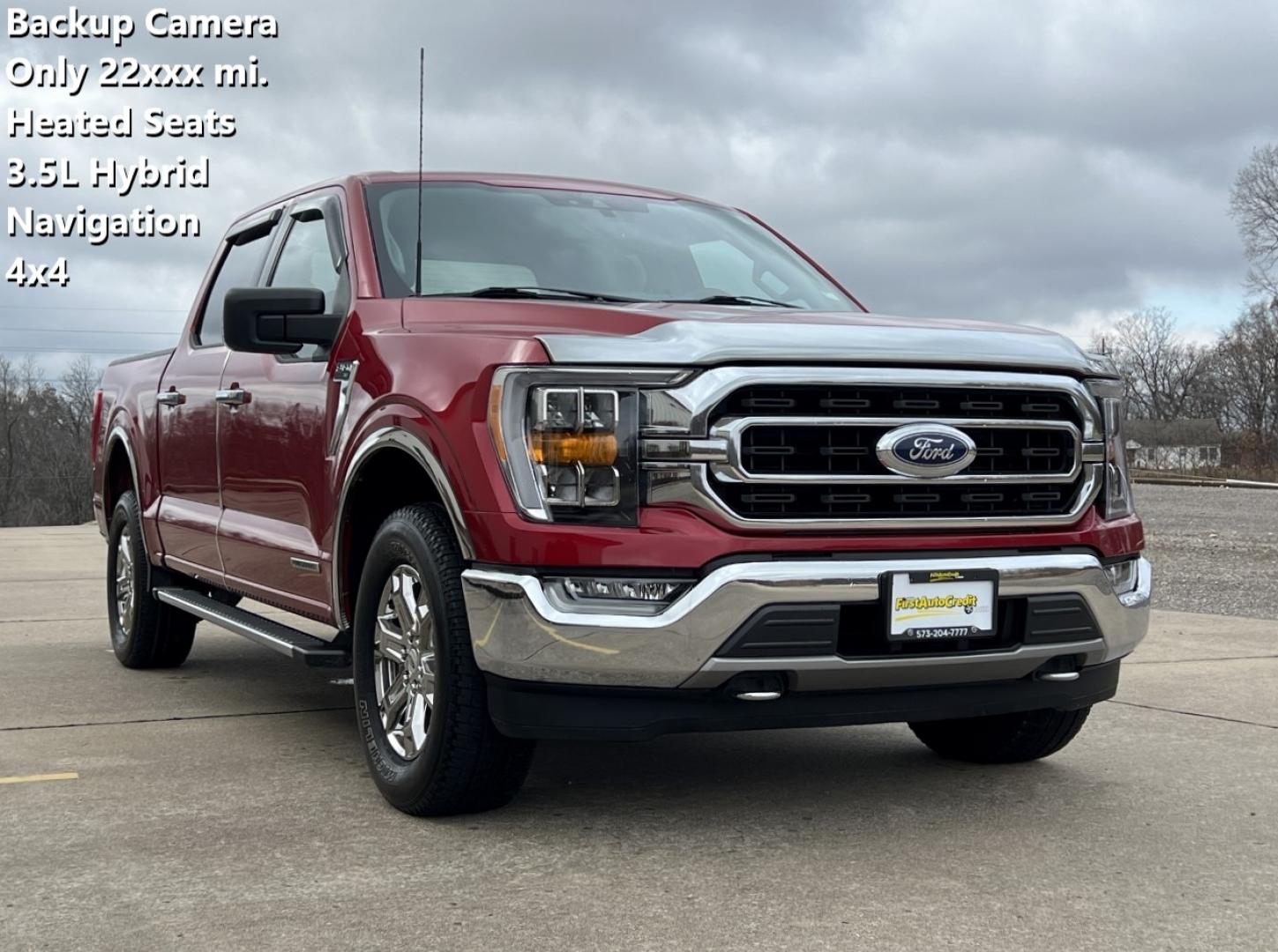 2021 RED /Gray Cloth FORD F150 XLT (1FTFW1ED1MF) with an 3.5L engine, Automatic transmission, located at 2990 Old Orchard Rd., Jackson, MO, 63755, 37.354214, -89.612106 - Photo#0