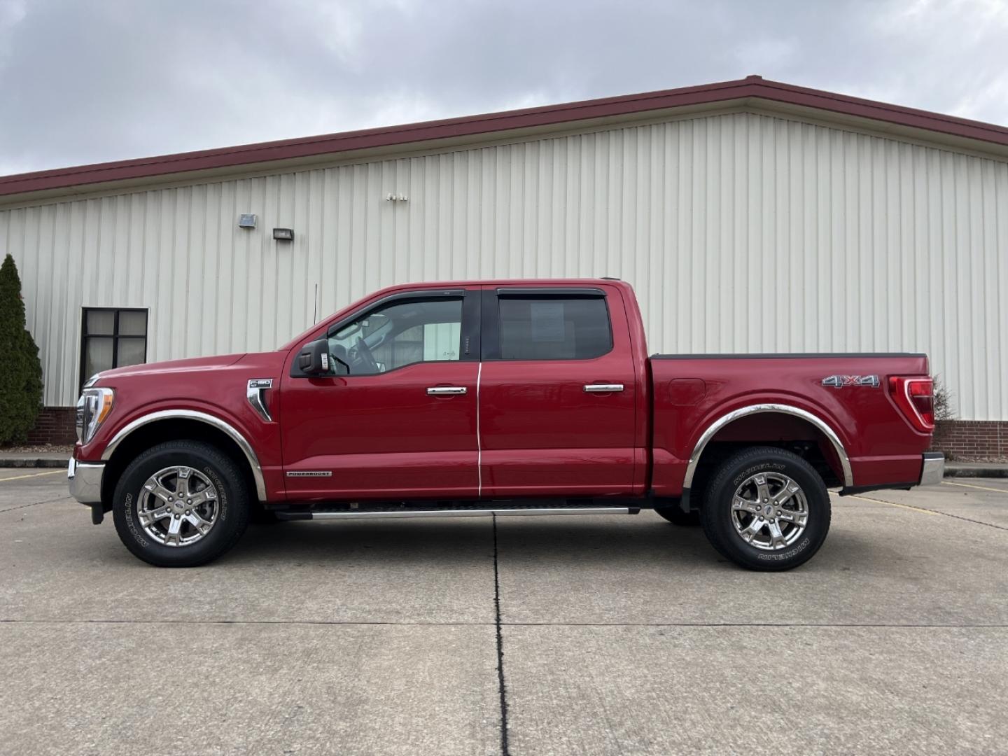 2021 RED /Gray Cloth FORD F150 XLT (1FTFW1ED1MF) with an 3.5L engine, Automatic transmission, located at 2990 Old Orchard Rd., Jackson, MO, 63755, 37.354214, -89.612106 - Photo#9