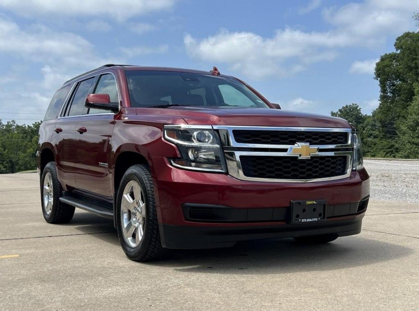 2016 MAROON /Black CHEVROLET TAHOE 1500 LT (1GNSKBKC8GR) with an 5.3L engine, Automatic transmission, located at 2990 Old Orchard Rd., Jackson, MO, 63755, 37.354214, -89.612106 - Photo#0