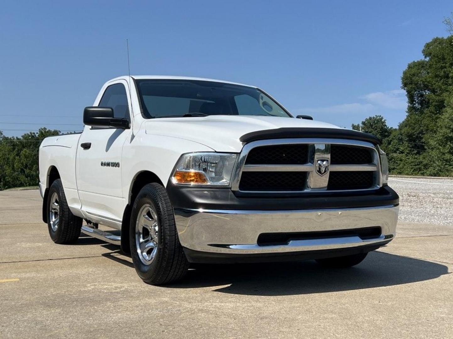 2012 WHITE /Dark Slate/Medium Graystone DODGE RAM 1500 ST (3C6JD6APXCG) with an 4.7L engine, Automatic transmission, located at 2990 Old Orchard Rd., Jackson, MO, 63755, 37.354214, -89.612106 - Photo#0