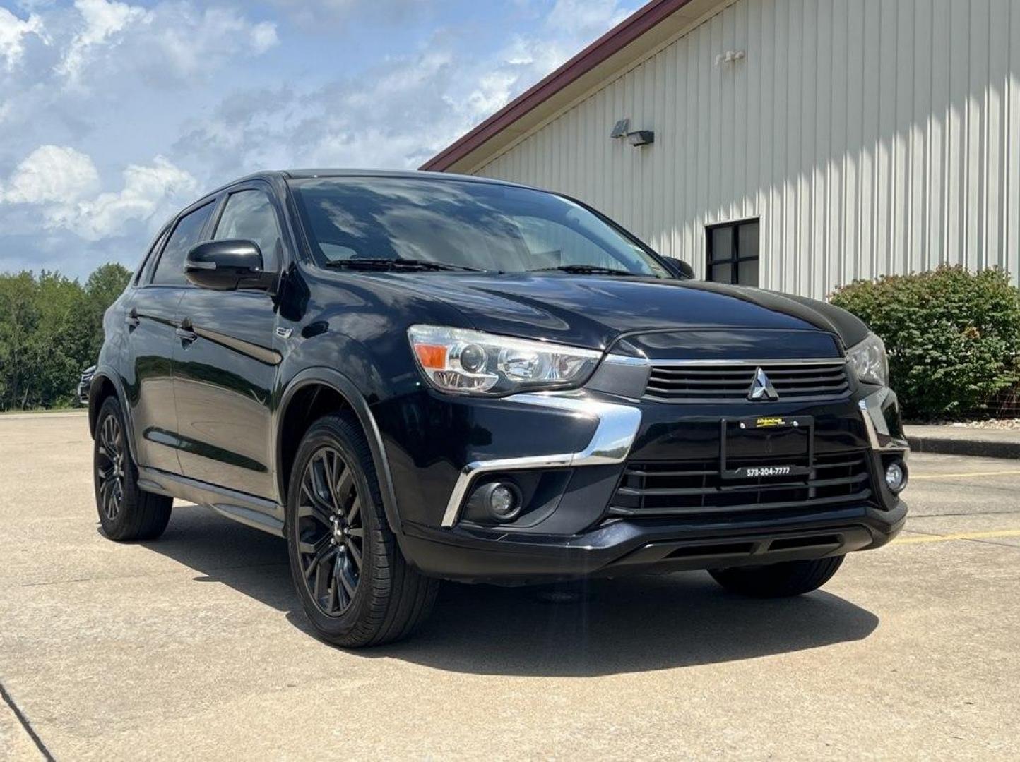 2017 BLACK /Black MITSUBISHI OUTLANDER SPORT LE (JA4AP3AU8HZ) with an 2.0L engine, Continuously Variable transmission, located at 2990 Old Orchard Rd., Jackson, MO, 63755, 37.354214, -89.612106 - Photo#0