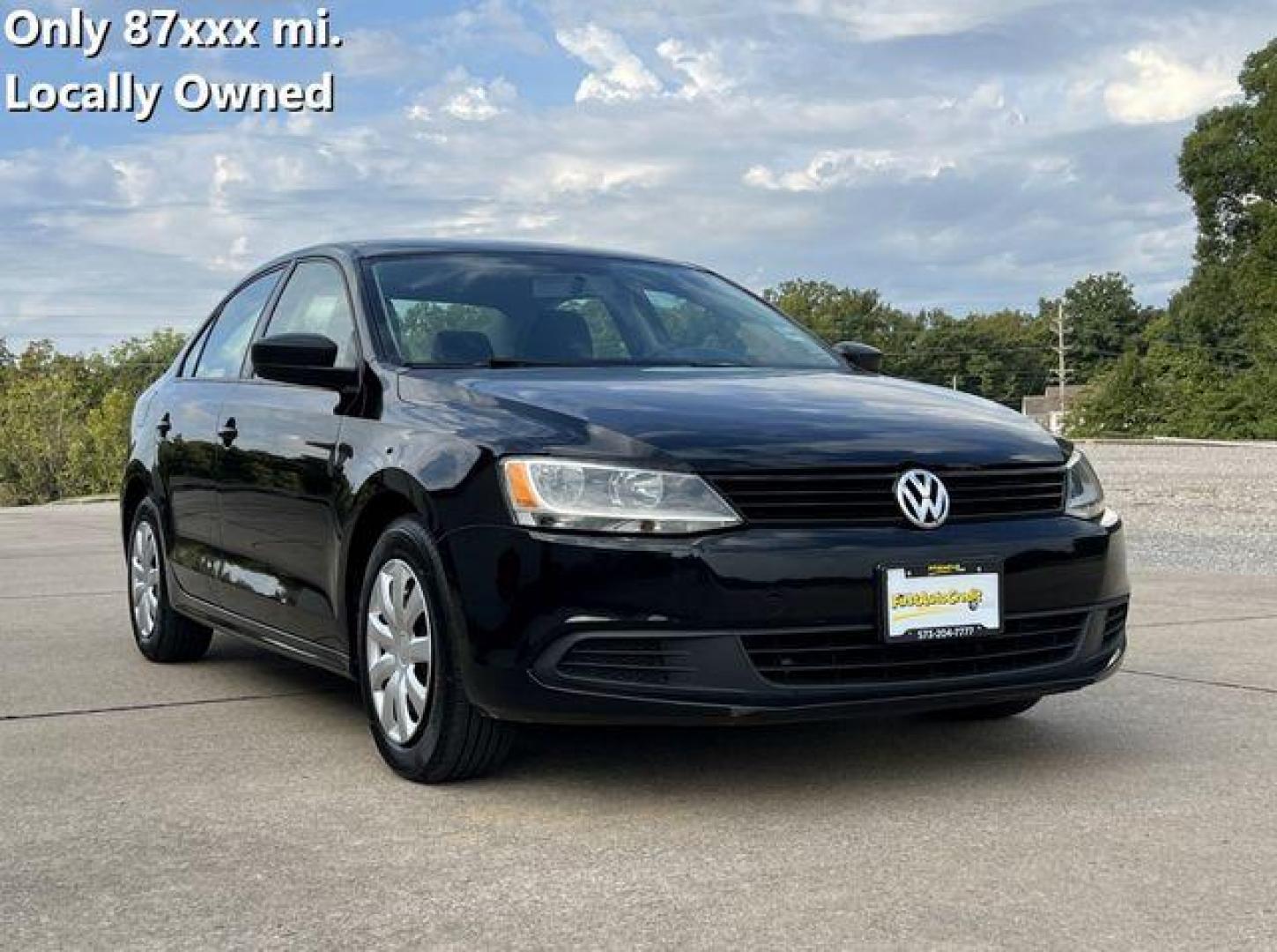 2012 BLACK /Black VOLKSWAGEN JETTA S (3VW2K7AJXCM) with an 2.0L engine, Automatic transmission, located at 2990 Old Orchard Rd., Jackson, MO, 63755, 37.354214, -89.612106 - Photo#0