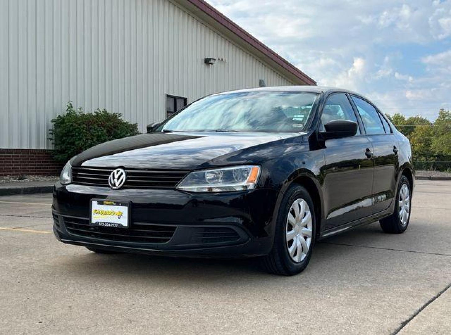 2012 BLACK /Black VOLKSWAGEN JETTA S (3VW2K7AJXCM) with an 2.0L engine, Automatic transmission, located at 2990 Old Orchard Rd., Jackson, MO, 63755, 37.354214, -89.612106 - Photo#2