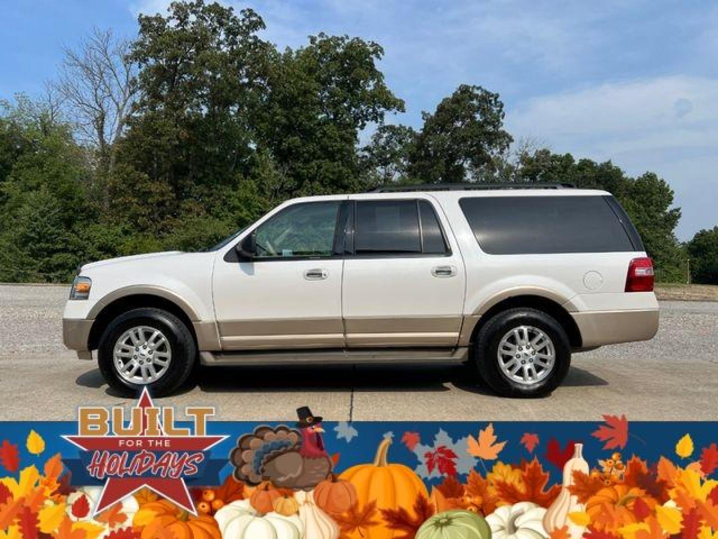 2012 WHITE /Tan FORD EXPEDITION EL XLT (1FMJK1J57CE) with an 5.4L engine, Automatic transmission, located at 2990 Old Orchard Rd., Jackson, MO, 63755, 37.354214, -89.612106 - Photo#6