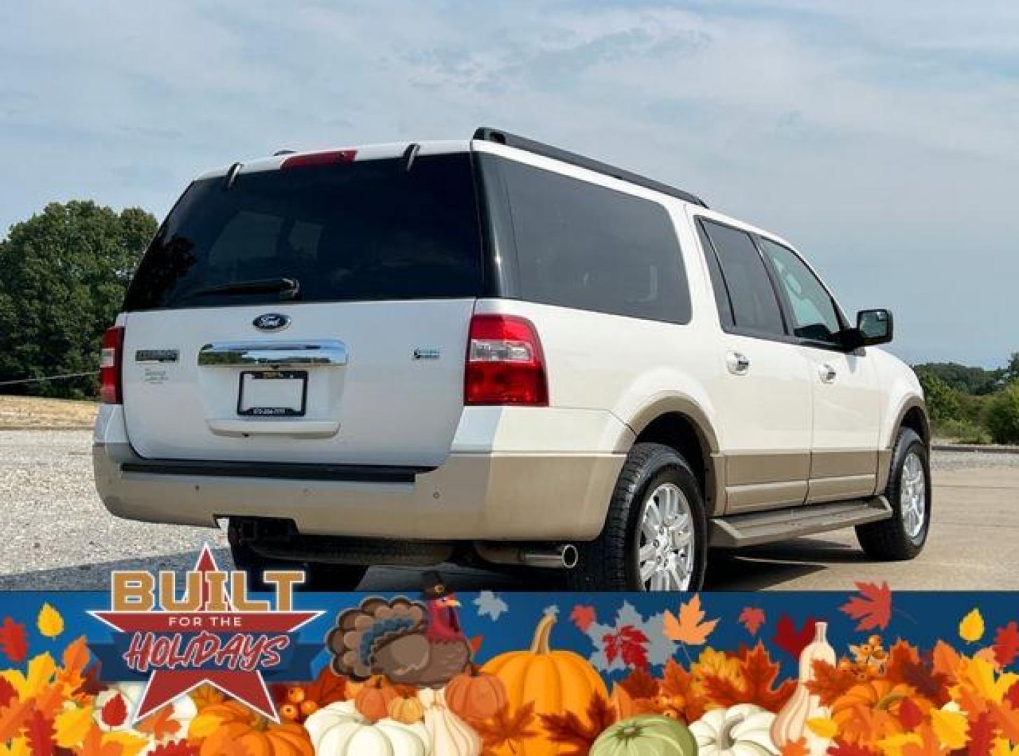 2012 WHITE /Tan FORD EXPEDITION EL XLT (1FMJK1J57CE) with an 5.4L engine, Automatic transmission, located at 2990 Old Orchard Rd., Jackson, MO, 63755, 37.354214, -89.612106 - Photo#8