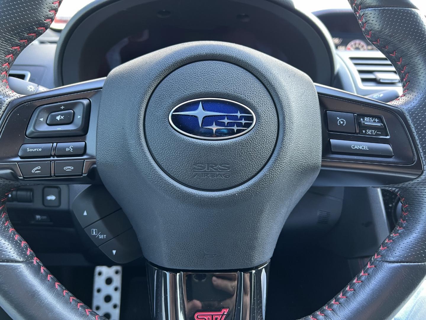 2019 BLUE /Black Suede/Leather SUBARU WRX STI (JF1VA2S61K9) with an 2.5L engine, 6-Speed Manual transmission, located at 2990 Old Orchard Rd., Jackson, MO, 63755, 37.354214, -89.612106 - Photo#20