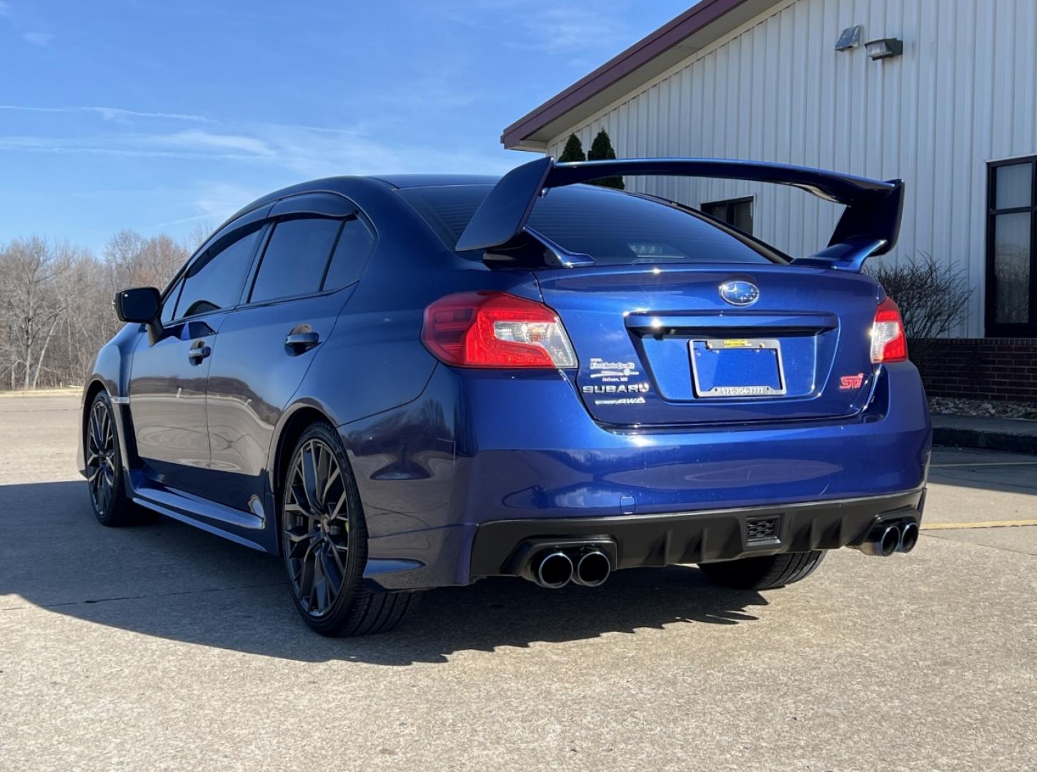 2019 BLUE /Black Suede/Leather SUBARU WRX STI (JF1VA2S61K9) with an 2.5L engine, 6-Speed Manual transmission, located at 2990 Old Orchard Rd., Jackson, MO, 63755, 37.354214, -89.612106 - Photo#8