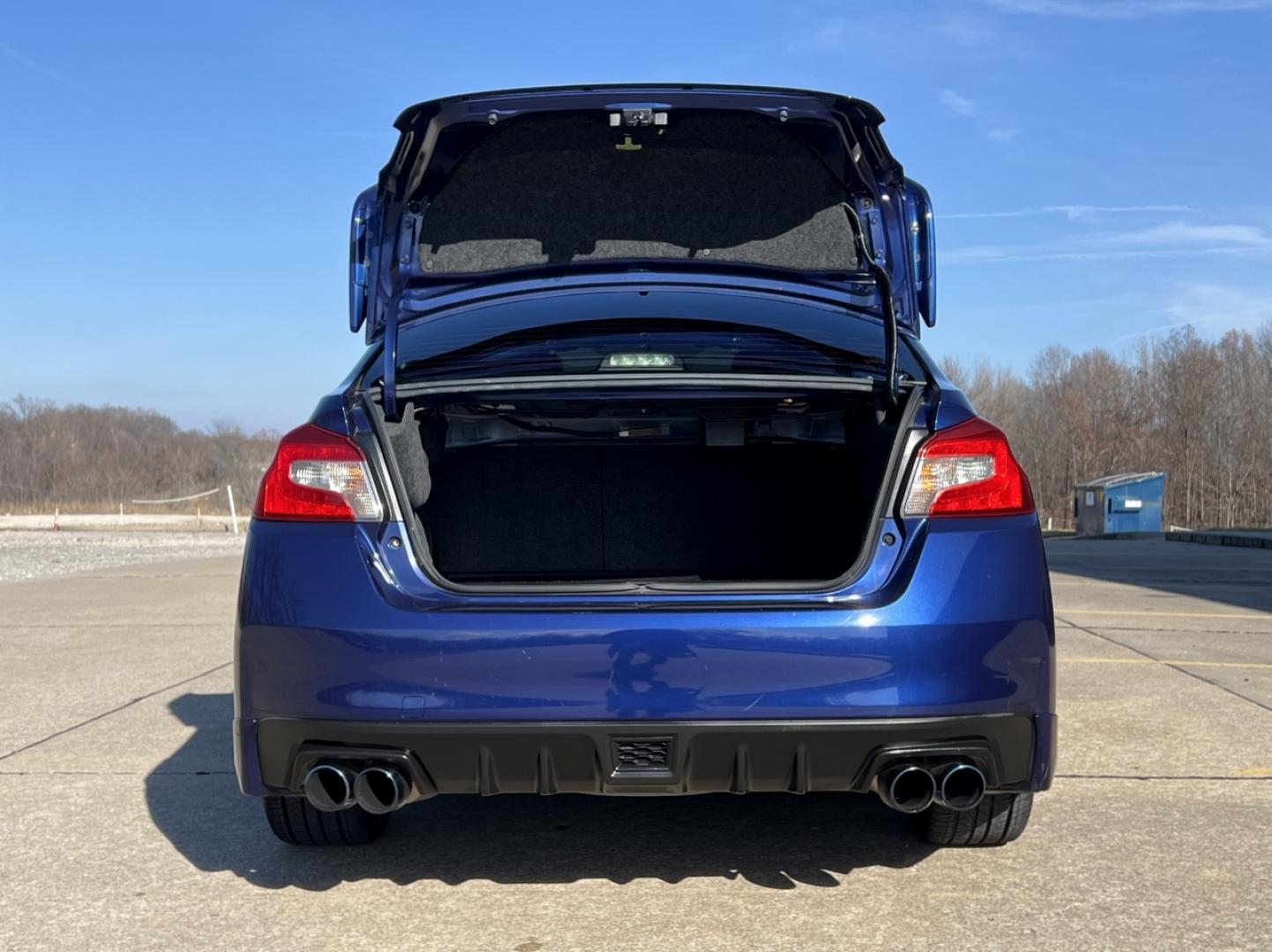 2019 BLUE /Black Suede/Leather SUBARU WRX STI (JF1VA2S61K9) with an 2.5L engine, 6-Speed Manual transmission, located at 2990 Old Orchard Rd., Jackson, MO, 63755, 37.354214, -89.612106 - Photo#17