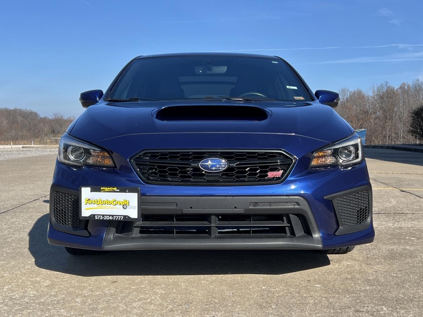 2019 BLUE /Black Suede/Leather SUBARU WRX STI (JF1VA2S61K9) with an 2.5L engine, 6-Speed Manual transmission, located at 2990 Old Orchard Rd., Jackson, MO, 63755, 37.354214, -89.612106 - Photo#10