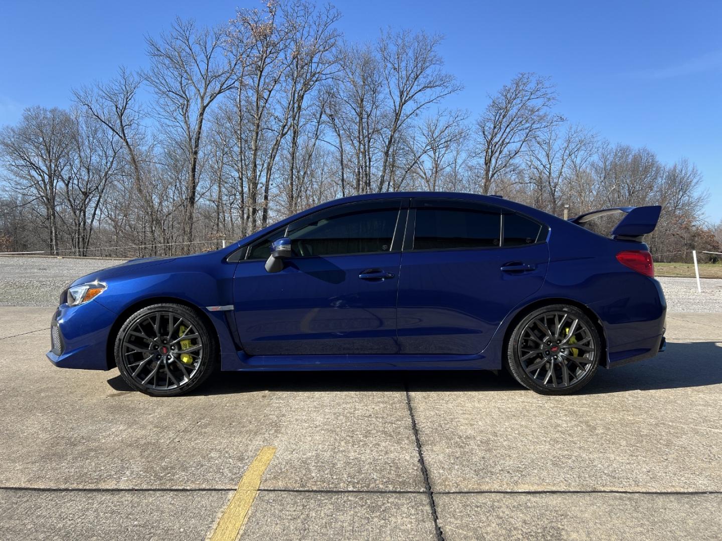 2019 BLUE /Black Suede/Leather SUBARU WRX STI (JF1VA2S61K9) with an 2.5L engine, 6-Speed Manual transmission, located at 2990 Old Orchard Rd., Jackson, MO, 63755, 37.354214, -89.612106 - Photo#5