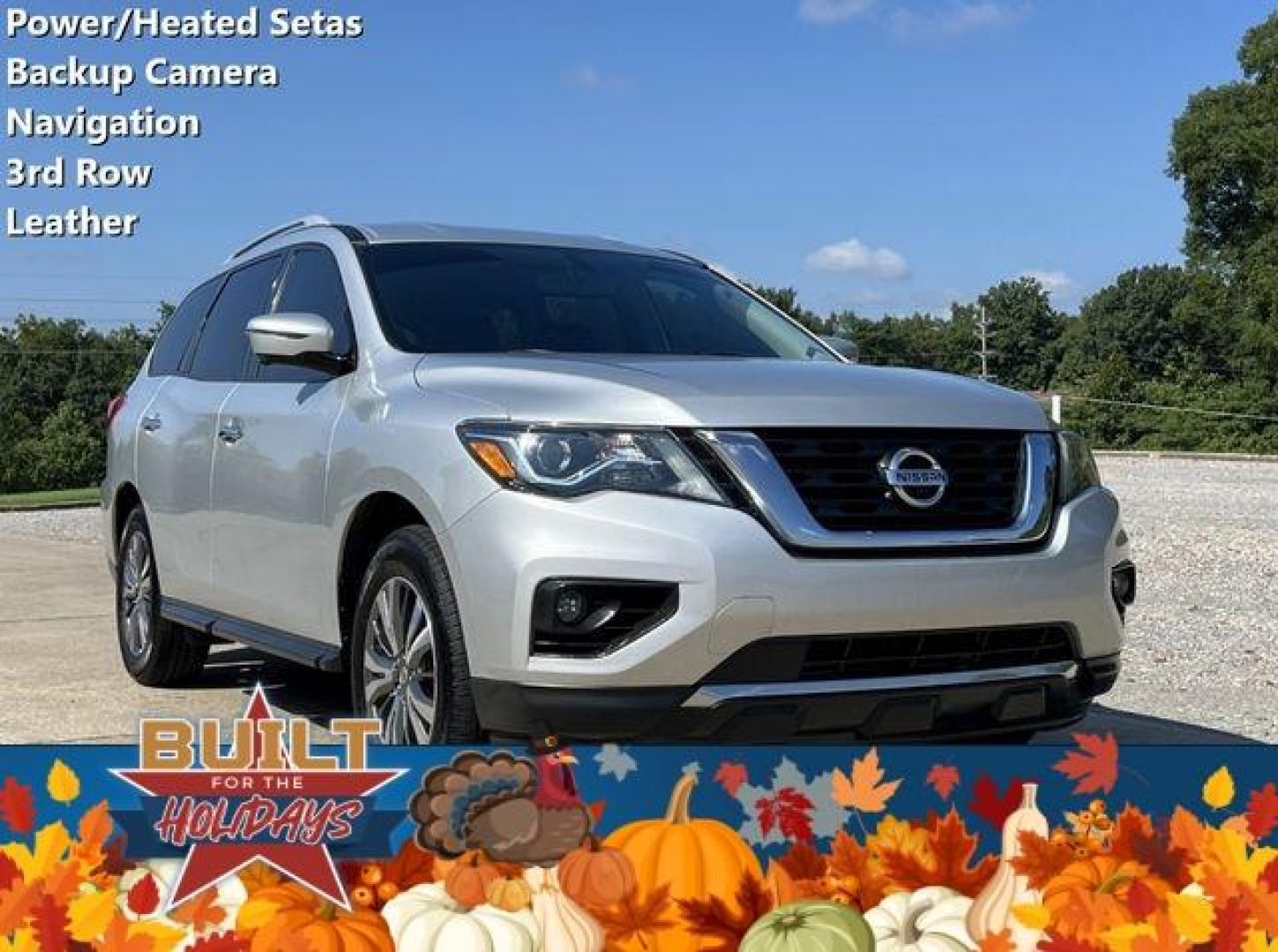 2018 SILVER /Black NISSAN PATHFINDER SL (5N1DR2MN1JC) with an 3.5L engine, Continuously Variable transmission, located at 2990 Old Orchard Rd., Jackson, MO, 63755, 37.354214, -89.612106 - Photo#0