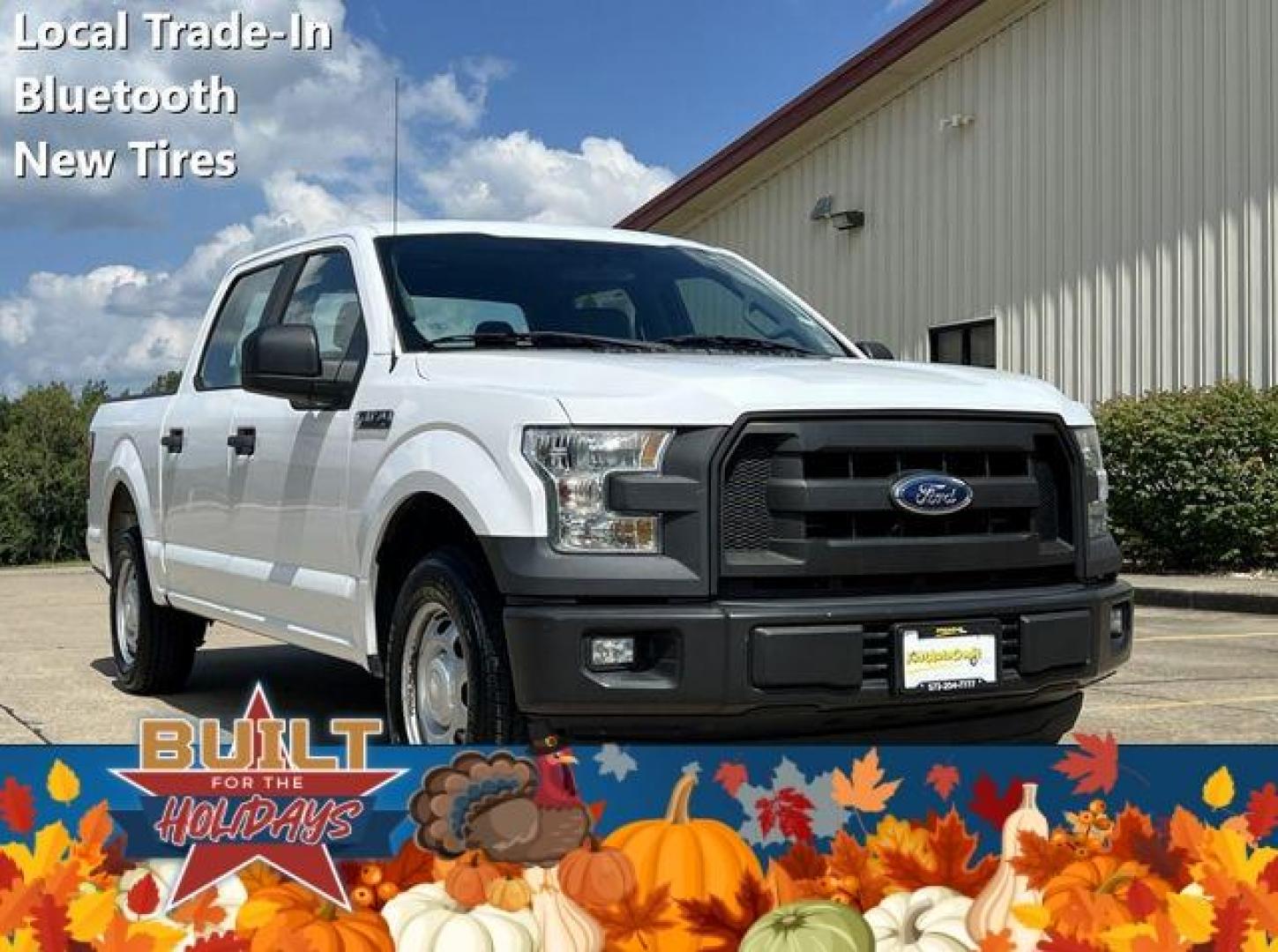 2015 WHITE /Gray FORD F150 XL (1FTEW1C87FK) with an 3.5L engine, Automatic transmission, located at 2990 Old Orchard Rd., Jackson, MO, 63755, 37.354214, -89.612106 - Photo#0