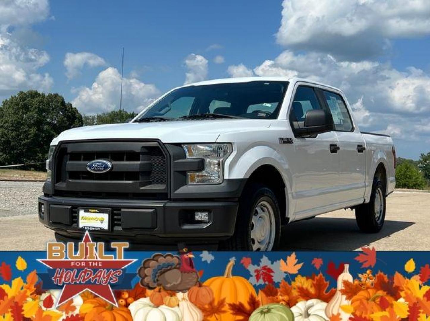 2015 WHITE /Gray FORD F150 XL (1FTEW1C87FK) with an 3.5L engine, Automatic transmission, located at 2990 Old Orchard Rd., Jackson, MO, 63755, 37.354214, -89.612106 - Photo#2