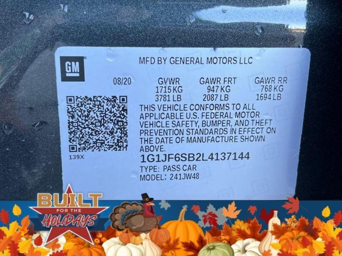 2020 GREY /Black CHEVROLET SONIC PREMIER (1G1JF6SB2L4) with an 1.4L engine, Automatic transmission, located at 2990 Old Orchard Rd., Jackson, MO, 63755, 37.354214, -89.612106 - Photo#45