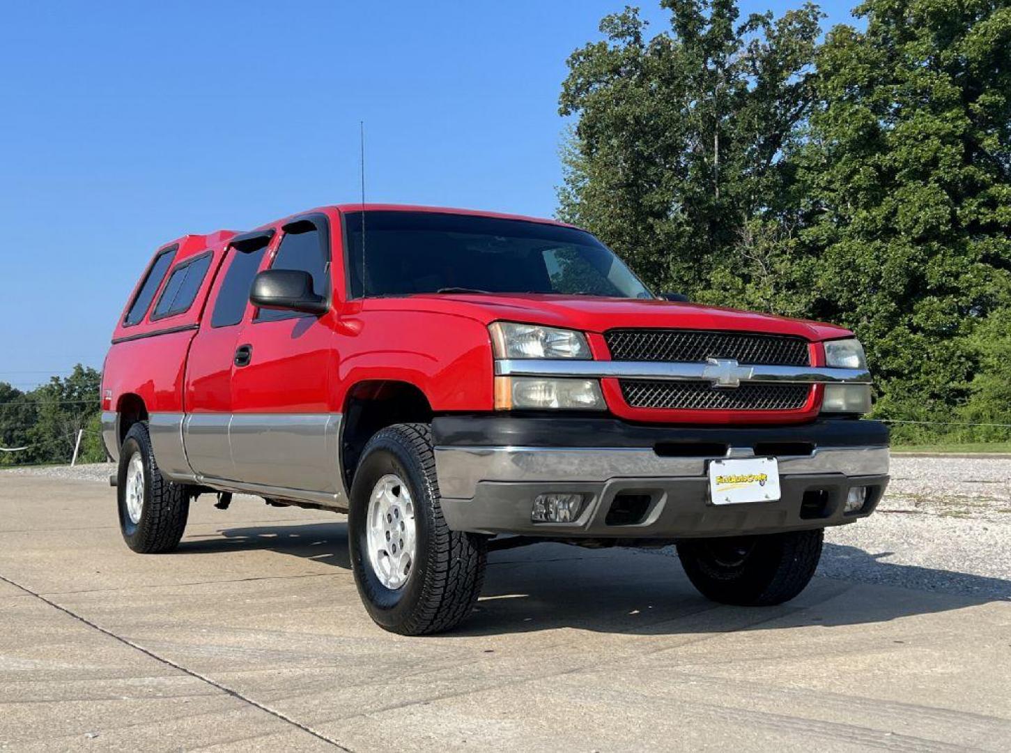 2003 RED /Gray CHEVROLET SILVERADO 1500 LS (2GCEK19T631) with an 5.3L engine, Automatic transmission, located at 2990 Old Orchard Rd., Jackson, MO, 63755, 37.354214, -89.612106 - Photo#0