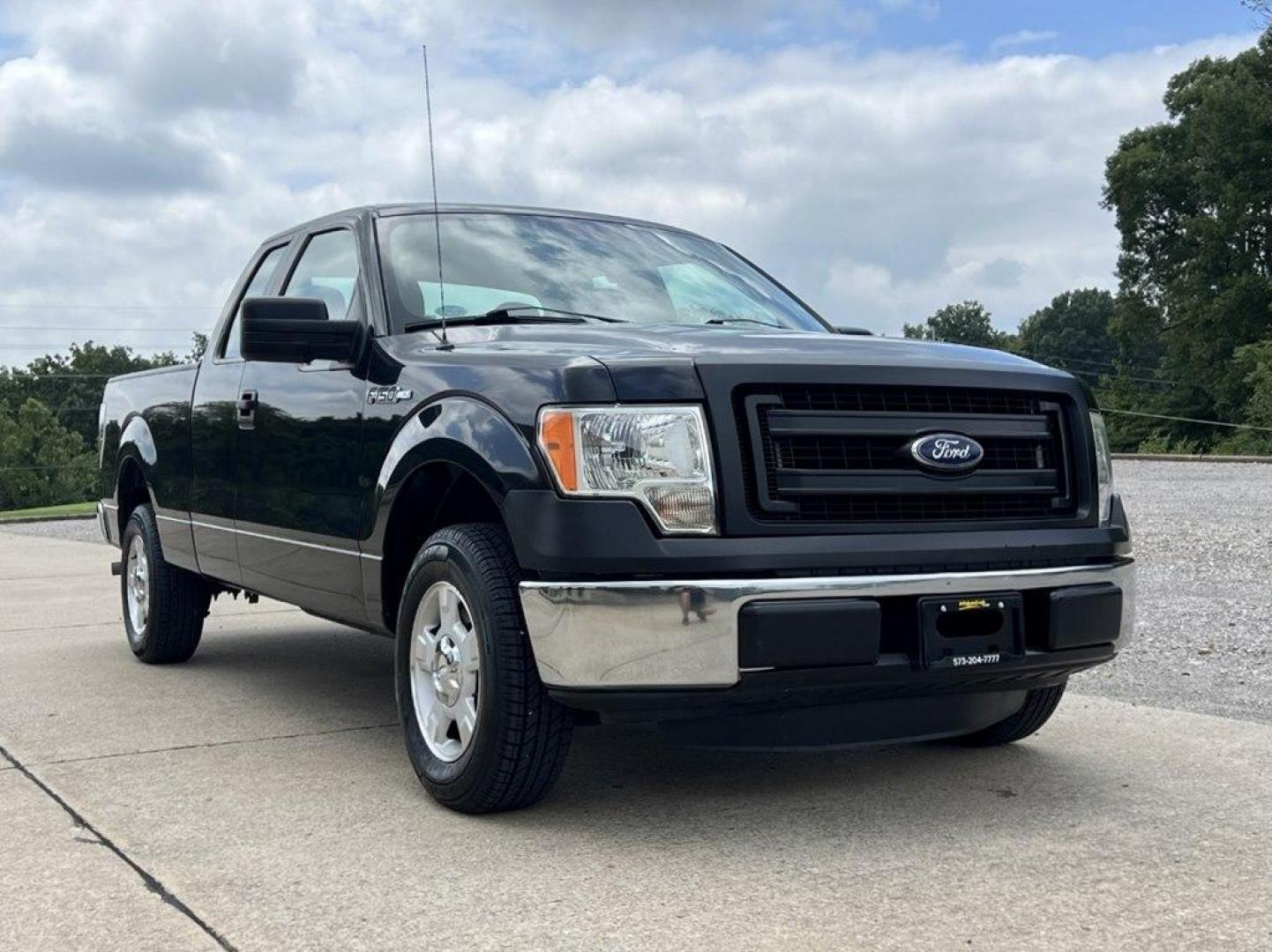 2013 BLACK /Gray FORD F150 XL (1FTEX1CM4DF) with an 3.7L engine, Automatic transmission, located at 2990 Old Orchard Rd., Jackson, MO, 63755, 37.354214, -89.612106 - Photo#0