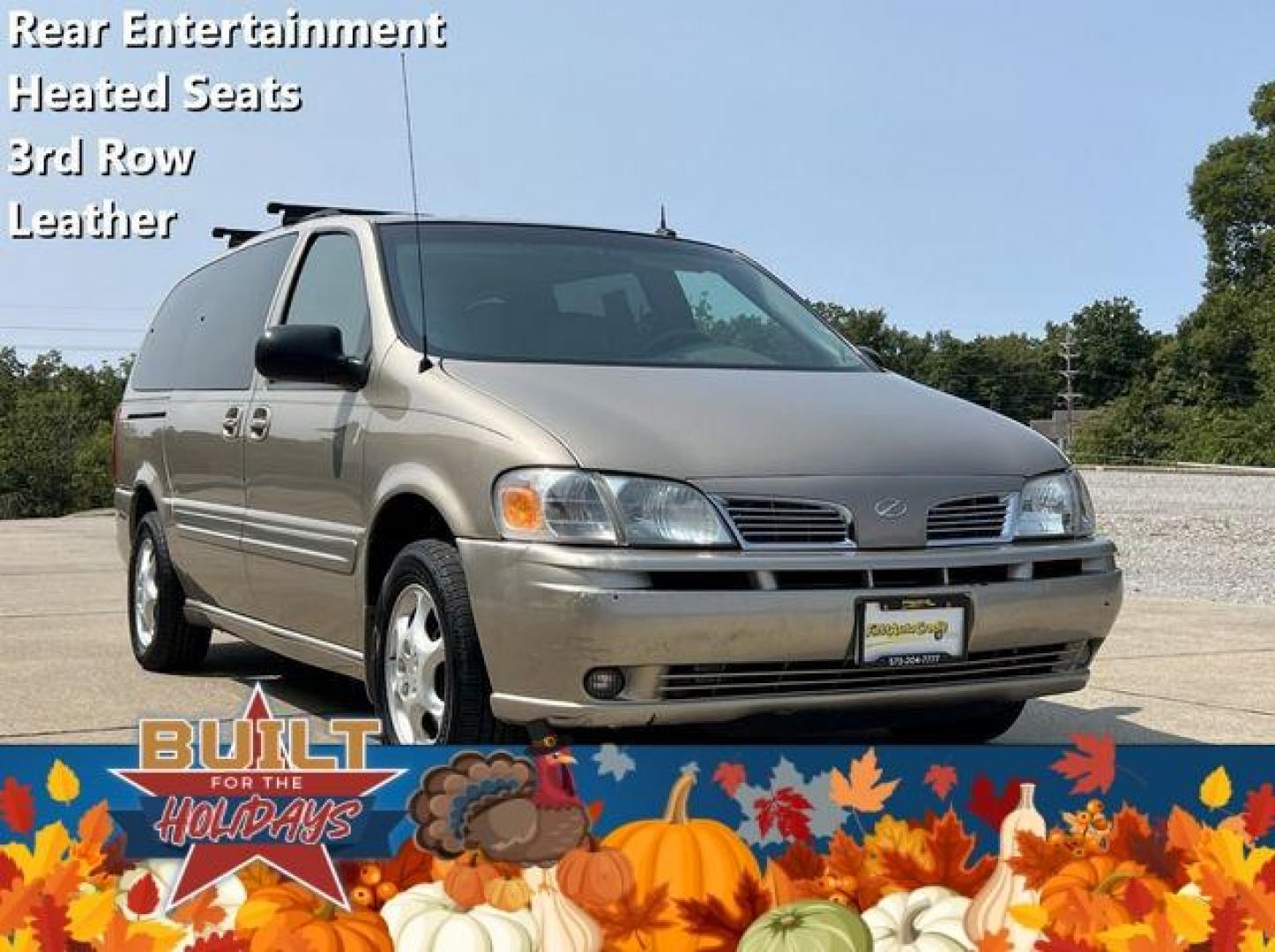 2004 /Tan Oldsmobile Silhouette Premiere (1GHDX13E94D) with an 3.4L V6 engine, Automatic transmission, located at 2990 Old Orchard Rd., Jackson, MO, 63755, 37.354214, -89.612106 - SALVAGE TITLE2004 Oldsmobile Silhouette Premiere106xxx milesFront Wheel Drive3.4L V6AutomaticLeather3rd RowRear EntertainmentPower/Heated SeatsCruisePower Windows/Locks/MirrorsWe have financing available and we accept trades! Fill out a credit application on our website or come by today!If you have - Photo#0