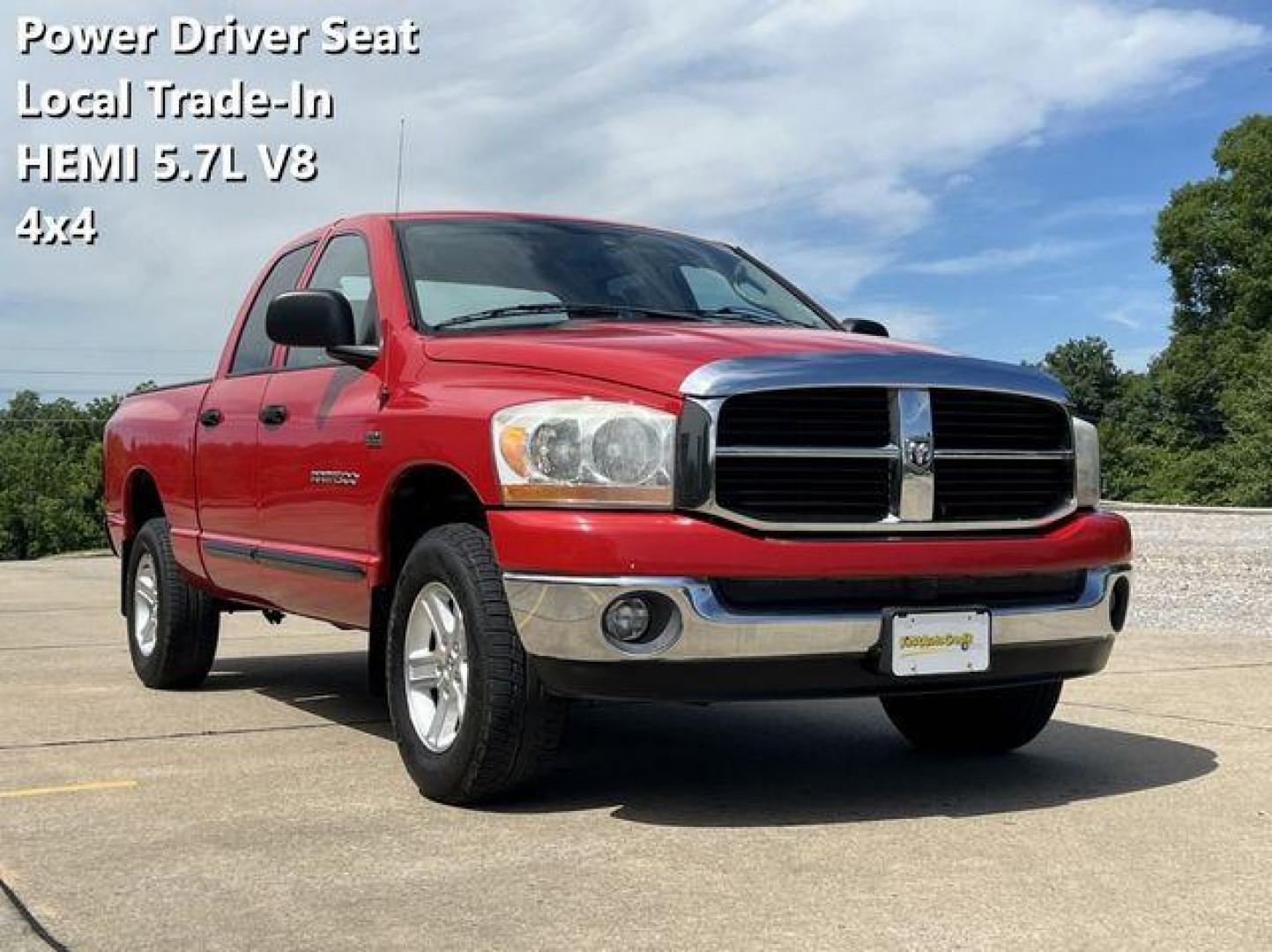 2006 RED /Tan DODGE RAM 1500 ST (1D7HU18236S) with an 5.7L engine, Automatic transmission, located at 2990 Old Orchard Rd., Jackson, MO, 63755, 37.354214, -89.612106 - Photo#0