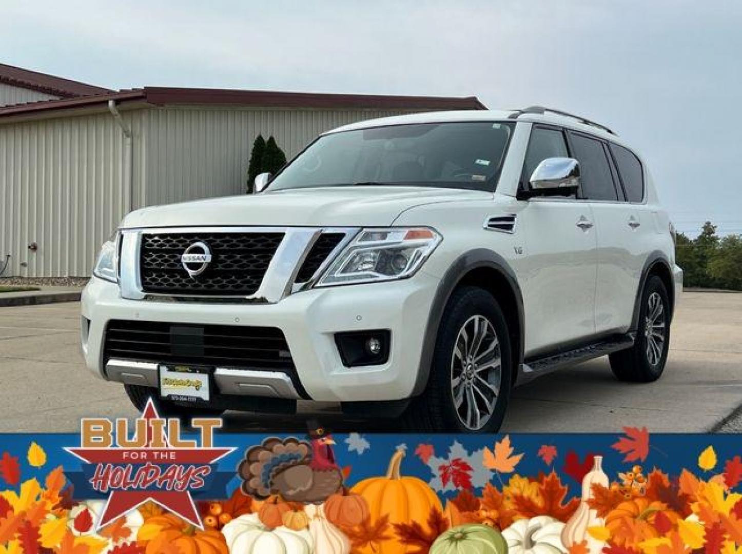 2018 WHITE /Black NISSAN ARMADA SL (JN8AY2NC2JX) with an 5.6L engine, Automatic transmission, located at 2990 Old Orchard Rd., Jackson, MO, 63755, 37.354214, -89.612106 - Photo#9