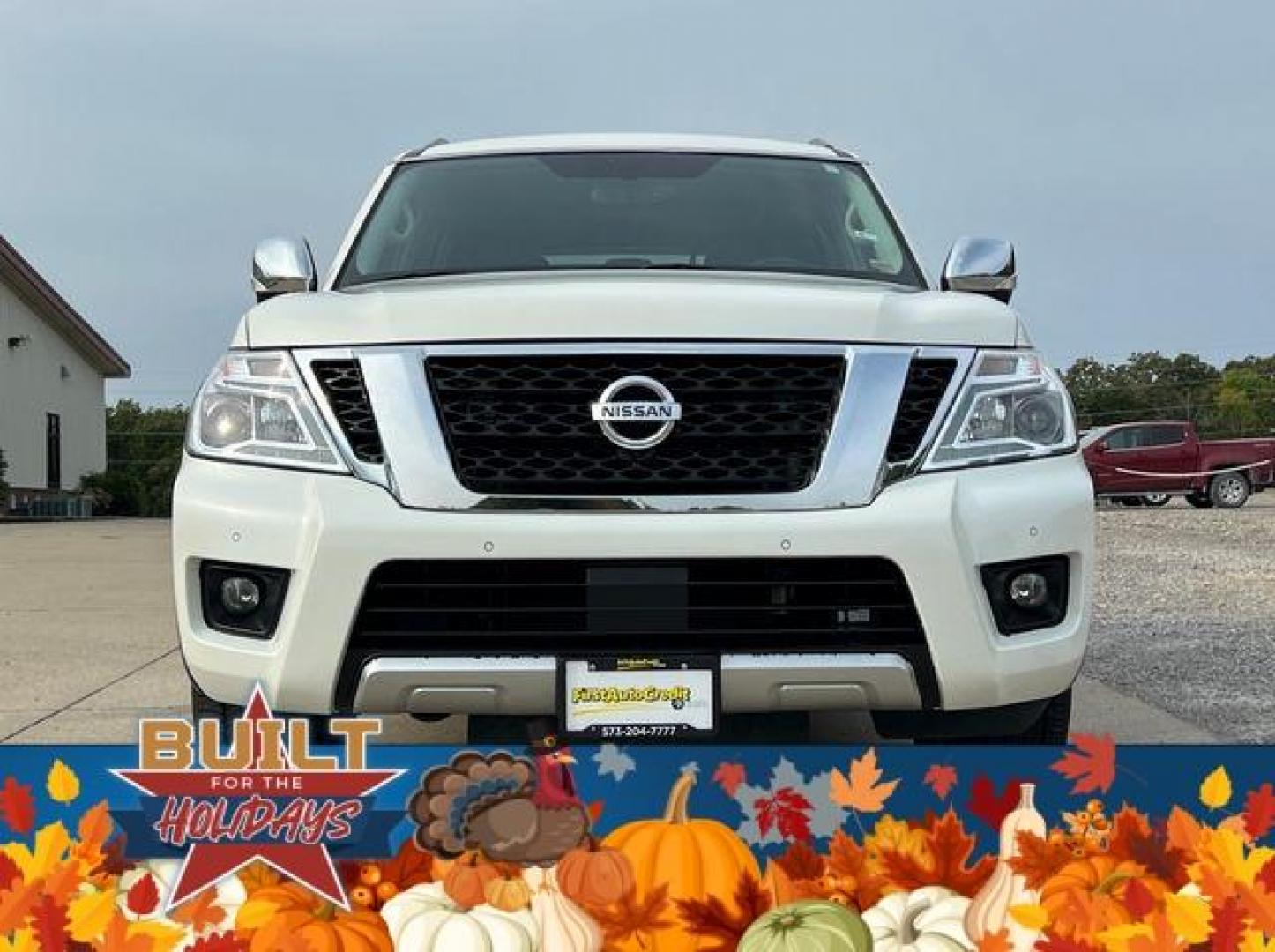 2018 WHITE /Black NISSAN ARMADA SL (JN8AY2NC2JX) with an 5.6L engine, Automatic transmission, located at 2990 Old Orchard Rd., Jackson, MO, 63755, 37.354214, -89.612106 - Photo#15