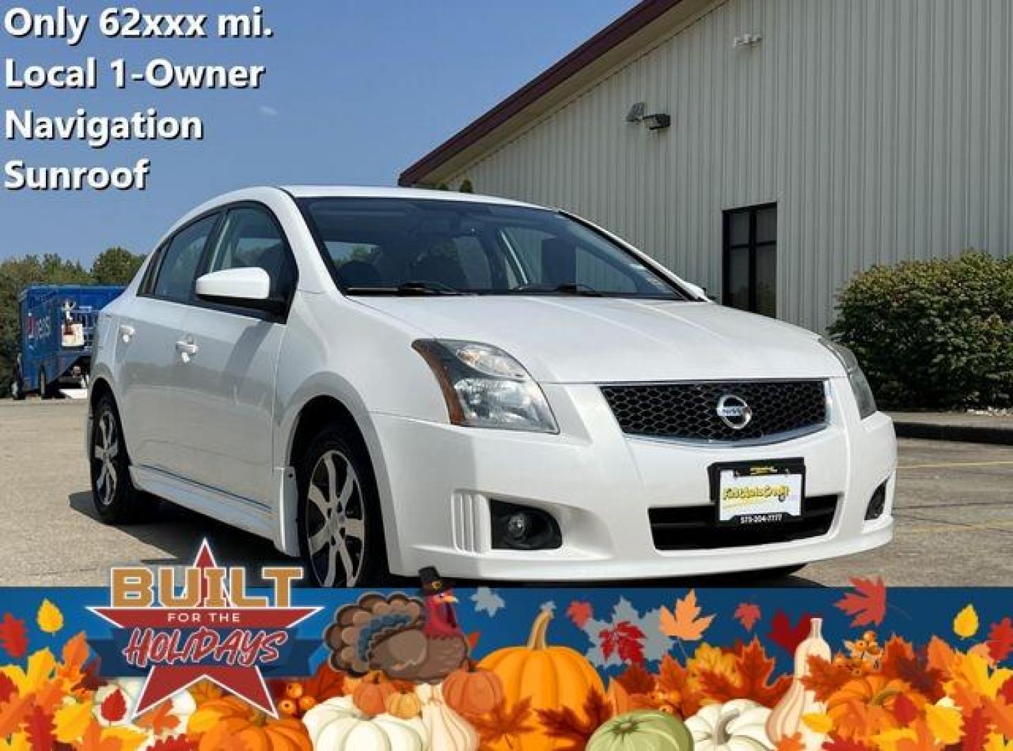 2012 WHITE /Gray NISSAN SENTRA 2.0 (3N1AB6AP8CL) with an 2.0L engine, Continuously Variable transmission, located at 2990 Old Orchard Rd., Jackson, MO, 63755, 37.354214, -89.612106 - Photo#0