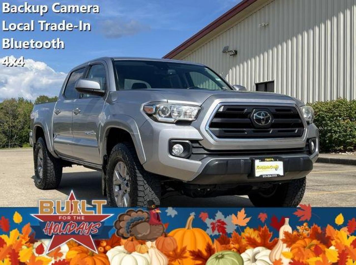 2018 SILVER /Gray TOYOTA TACOMA SR5 (3TMCZ5AN4JM) with an 3.5L engine, Automatic transmission, located at 2990 Old Orchard Rd., Jackson, MO, 63755, 37.354214, -89.612106 - Photo#0