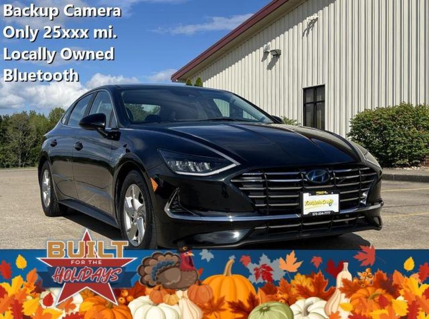 2020 BLACK /Dark gray HYUNDAI SONATA SE (5NPEG4JA3LH) with an 2.5L engine, Automatic transmission, located at 2990 Old Orchard Rd., Jackson, MO, 63755, 37.354214, -89.612106 - Photo#0