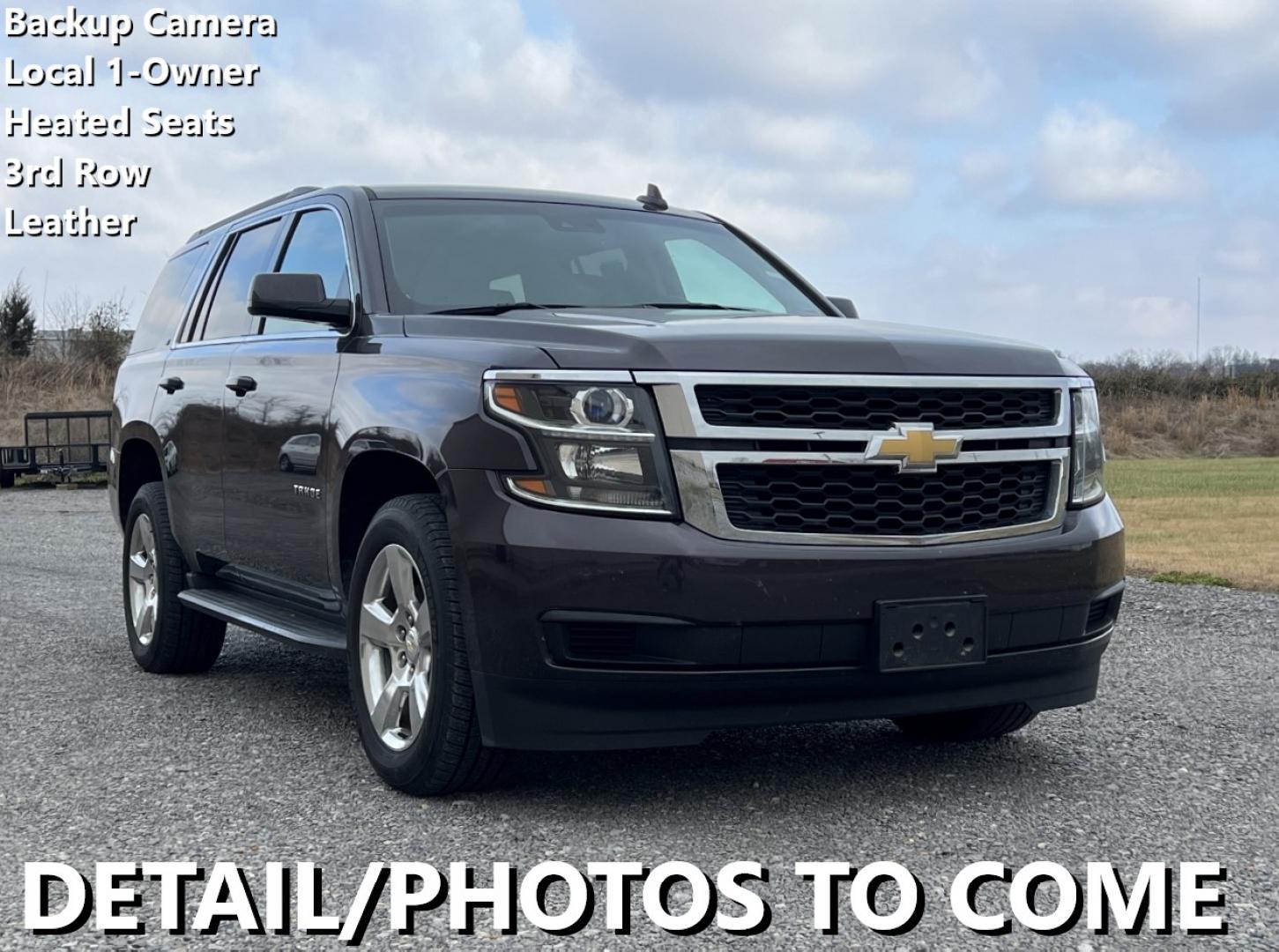 2015 GREY /Tan Leather CHEVROLET TAHOE 1500 LT (1GNSKBKC6FR) with an 5.3L engine, Automatic transmission, located at 2990 Old Orchard Rd., Jackson, MO, 63755, 37.354214, -89.612106 - Photo#0