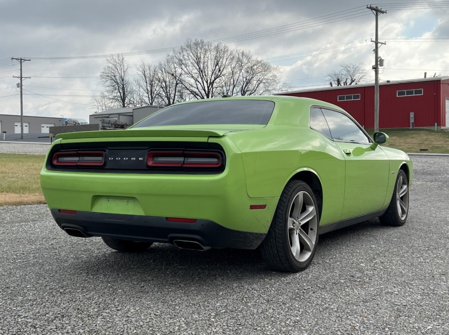 2015 GREEN /Black Leather DODGE CHALLENGER R/T (2C3CDZAT7FH) with an 5.7L engine, Automatic transmission, located at 2990 Old Orchard Rd., Jackson, MO, 63755, 37.354214, -89.612106 - Photo#7