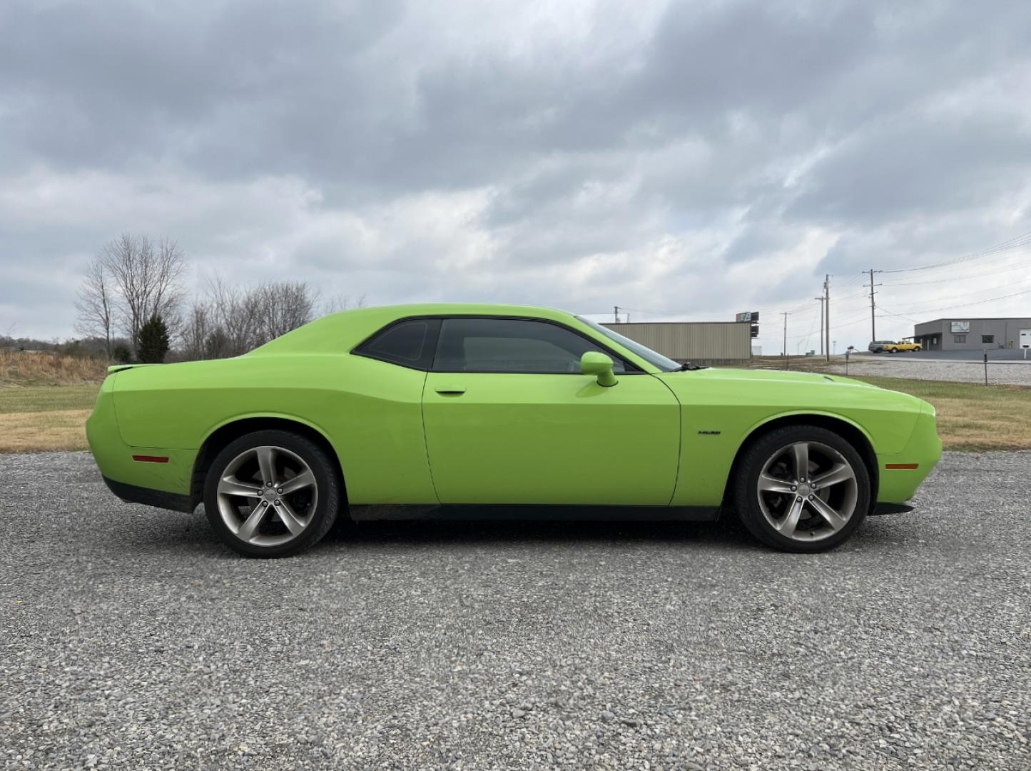 2015 GREEN /Black Leather DODGE CHALLENGER R/T (2C3CDZAT7FH) with an 5.7L engine, Automatic transmission, located at 2990 Old Orchard Rd., Jackson, MO, 63755, 37.354214, -89.612106 - Photo#6