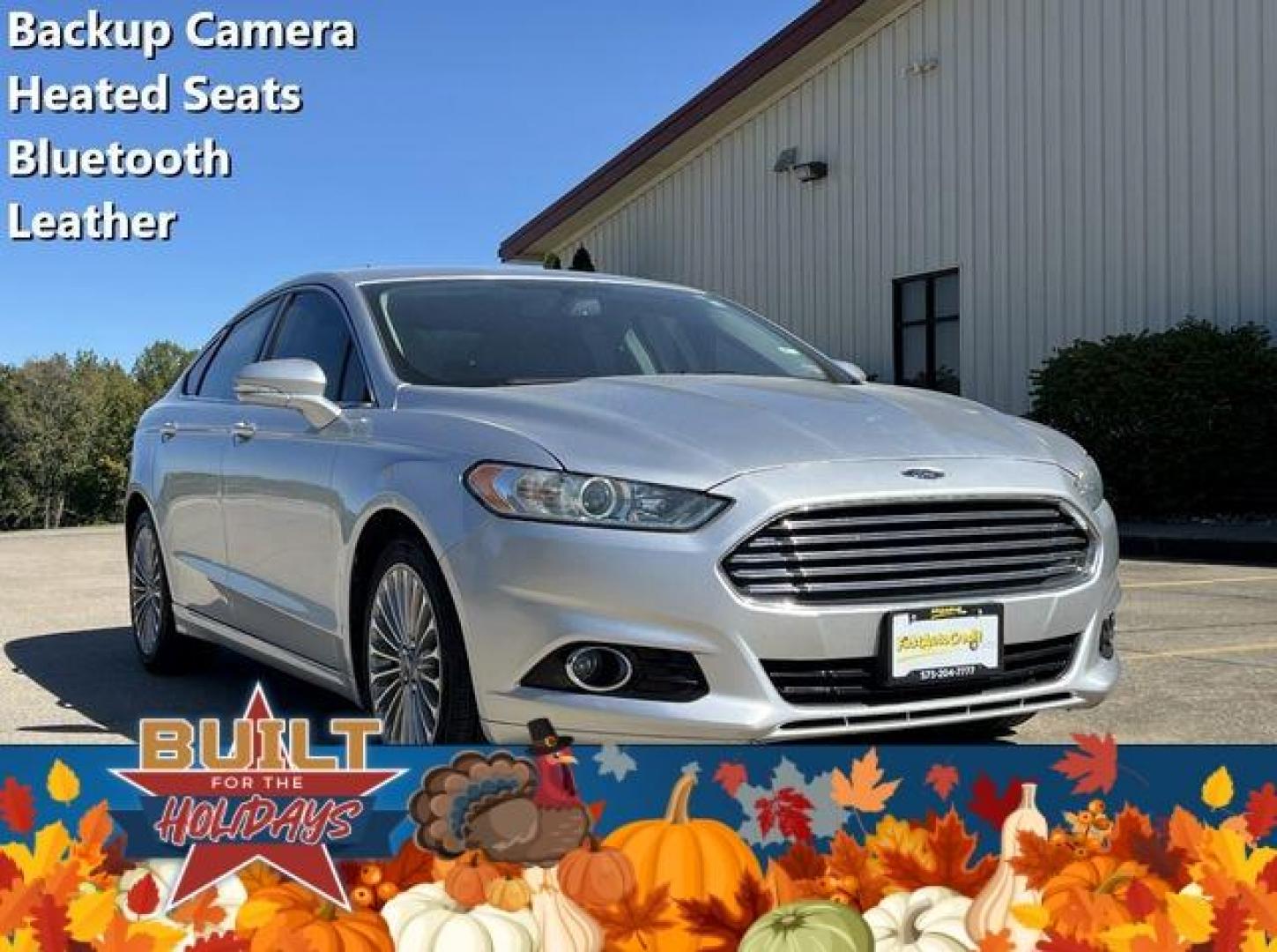 2014 SILVER /Black FORD FUSION TITANIUM (3FA6P0K9XER) with an 2.0L engine, Automatic transmission, located at 2990 Old Orchard Rd., Jackson, MO, 63755, 37.354214, -89.612106 - Photo#0