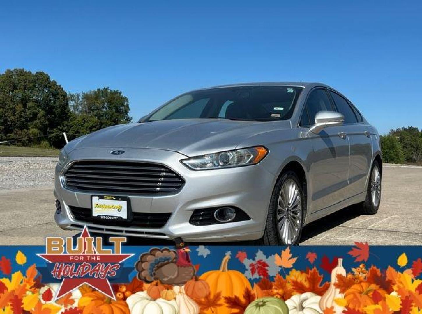 2014 SILVER /Black FORD FUSION TITANIUM (3FA6P0K9XER) with an 2.0L engine, Automatic transmission, located at 2990 Old Orchard Rd., Jackson, MO, 63755, 37.354214, -89.612106 - Photo#6