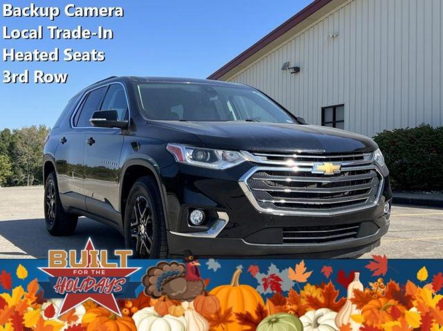 2021 BLACK /Gray CHEVROLET TRAVERSE LT (1GNERGKW4MJ) with an 3.6L engine, Automatic transmission, located at 2990 Old Orchard Rd., Jackson, MO, 63755, 37.354214, -89.612106 - Photo#0