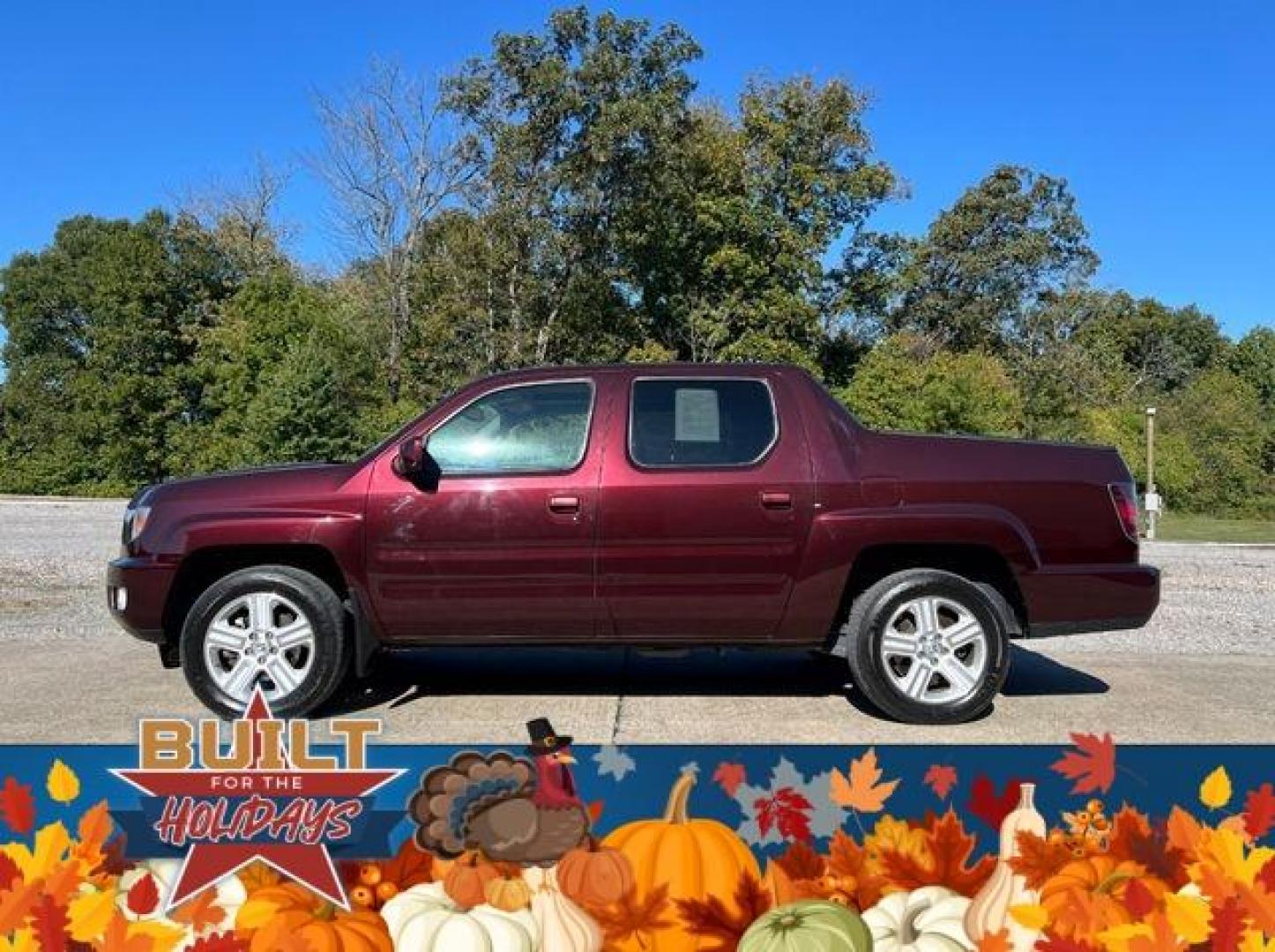 2013 MAROON /Black HONDA RIDGELINE RTL (5FPYK1F59DB) with an 3.5L engine, Automatic transmission, located at 2990 Old Orchard Rd., Jackson, MO, 63755, 37.354214, -89.612106 - Photo#10