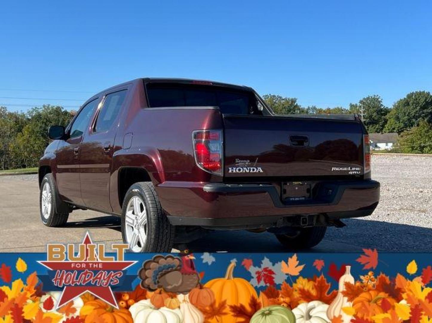 2013 MAROON /Black HONDA RIDGELINE RTL (5FPYK1F59DB) with an 3.5L engine, Automatic transmission, located at 2990 Old Orchard Rd., Jackson, MO, 63755, 37.354214, -89.612106 - Photo#13