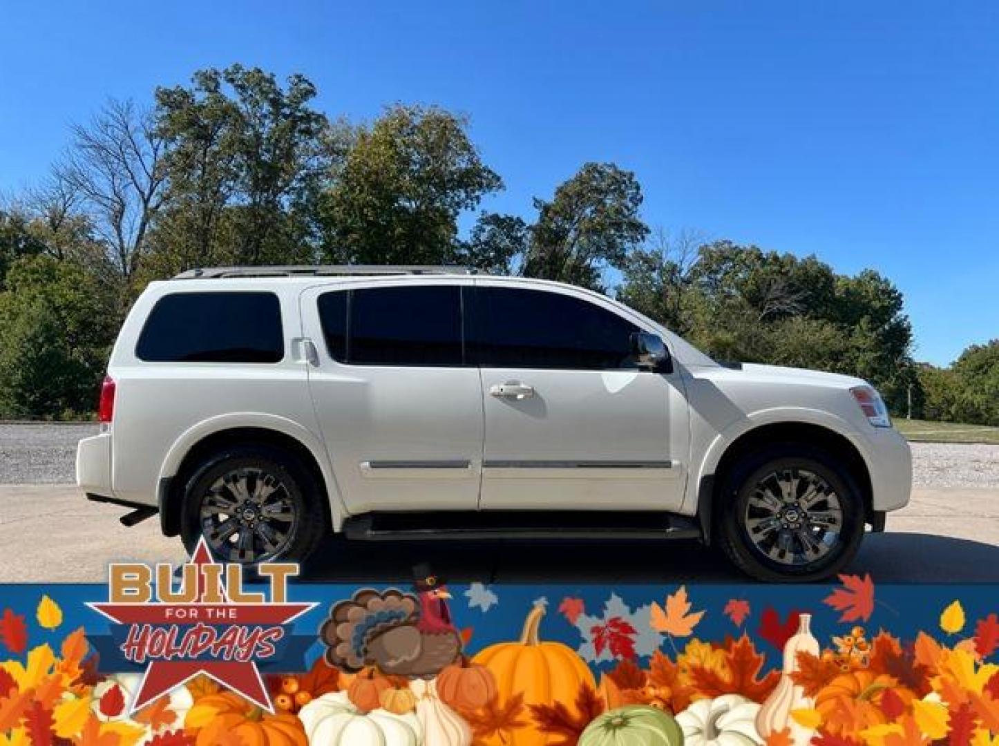 2015 WHITE /Tan NISSAN ARMADA PLATINUM (5N1BA0NE7FN) with an 5.6L engine, Automatic transmission, located at 2990 Old Orchard Rd., Jackson, MO, 63755, 37.354214, -89.612106 - Photo#11