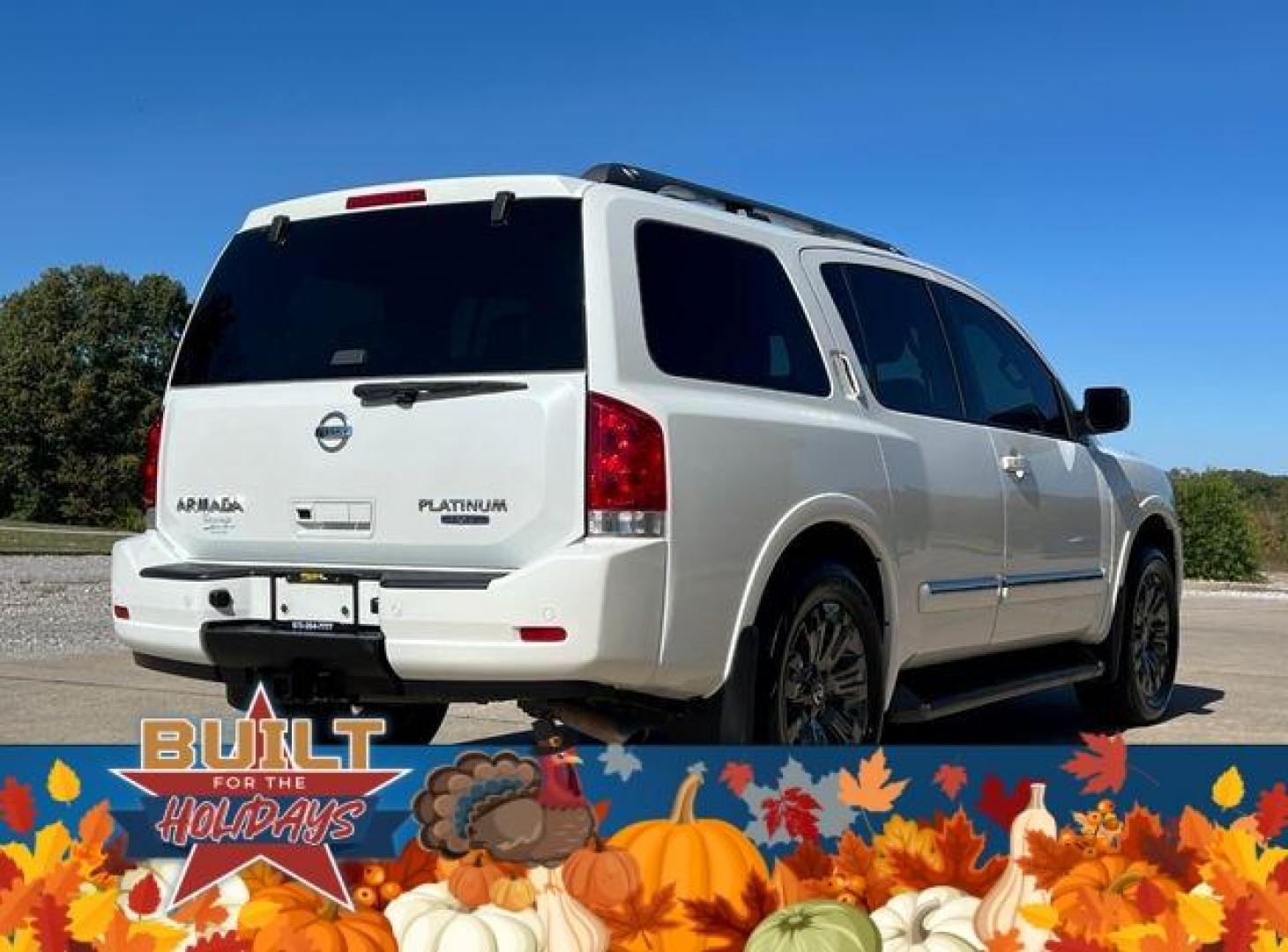 2015 WHITE /Tan NISSAN ARMADA PLATINUM (5N1BA0NE7FN) with an 5.6L engine, Automatic transmission, located at 2990 Old Orchard Rd., Jackson, MO, 63755, 37.354214, -89.612106 - Photo#12